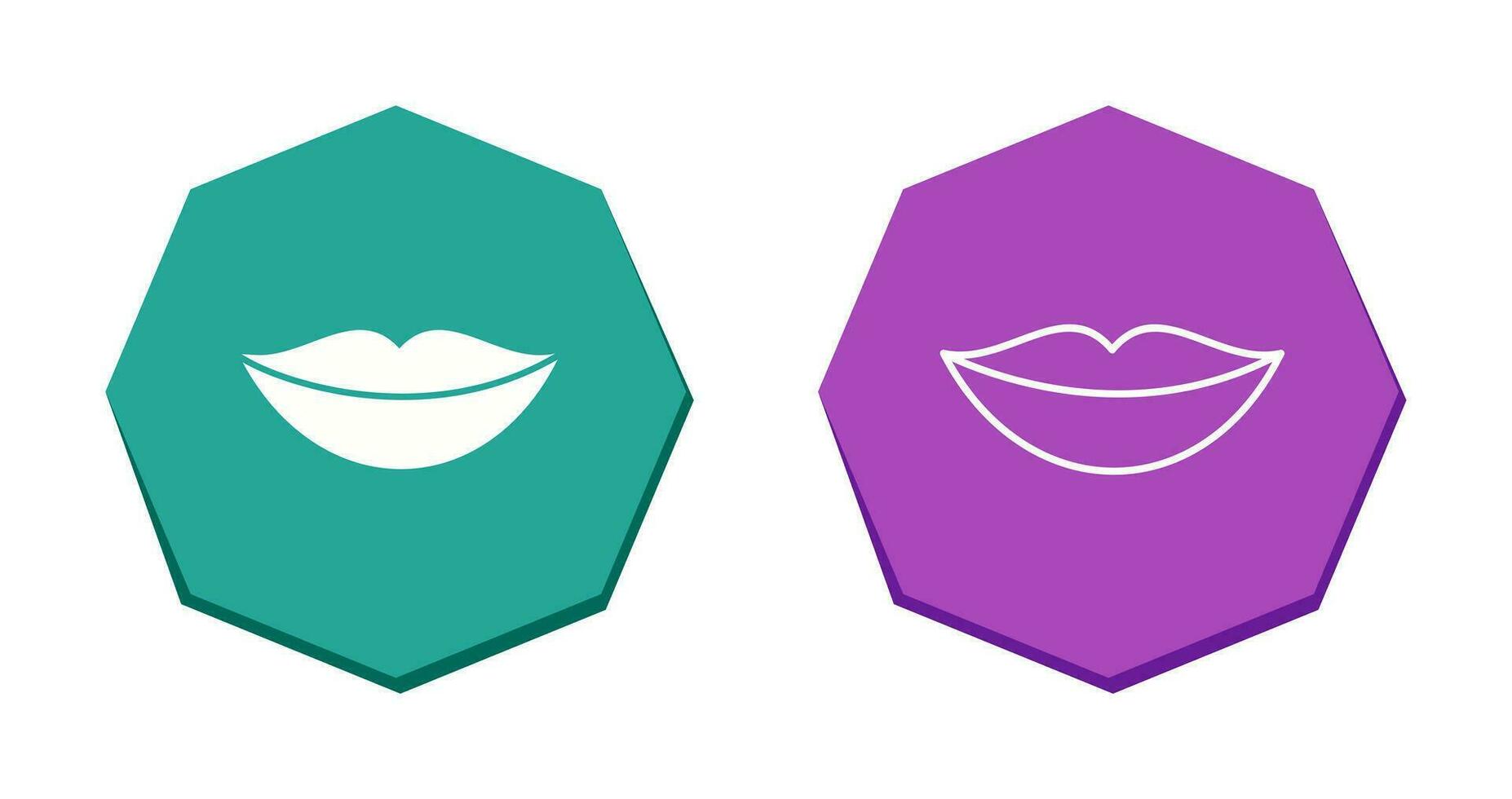Lips Vector Icon