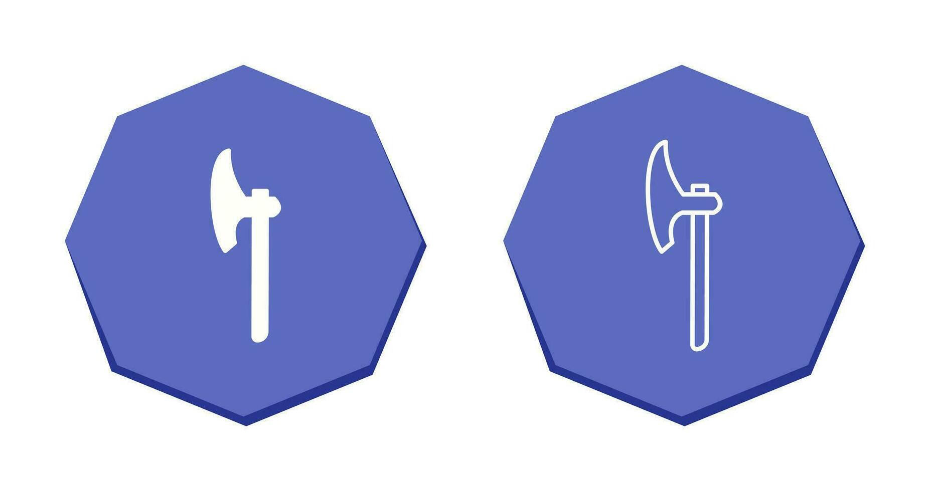 Unique Axe Vector Icon