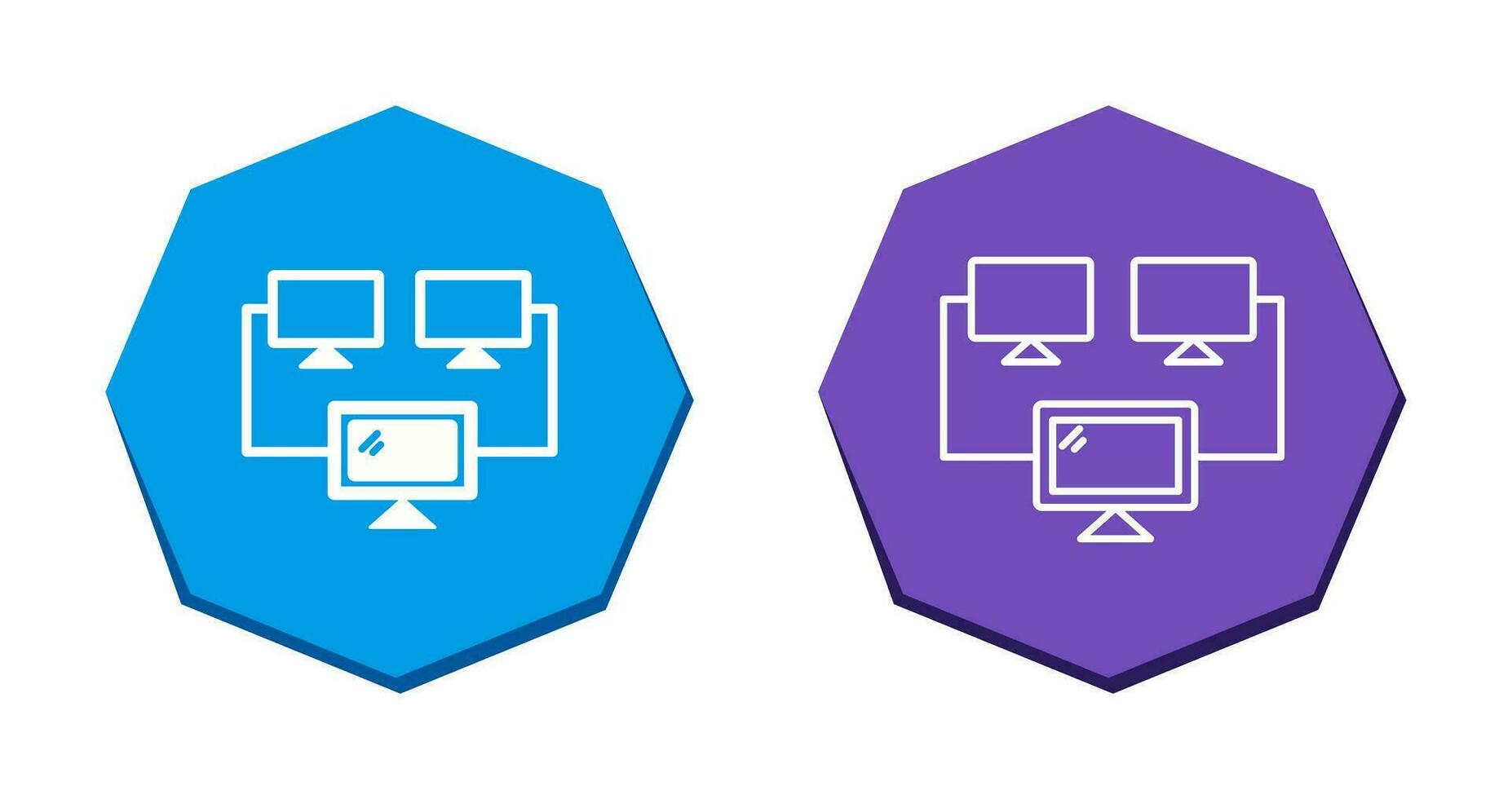 Connected Systems Vector Icon