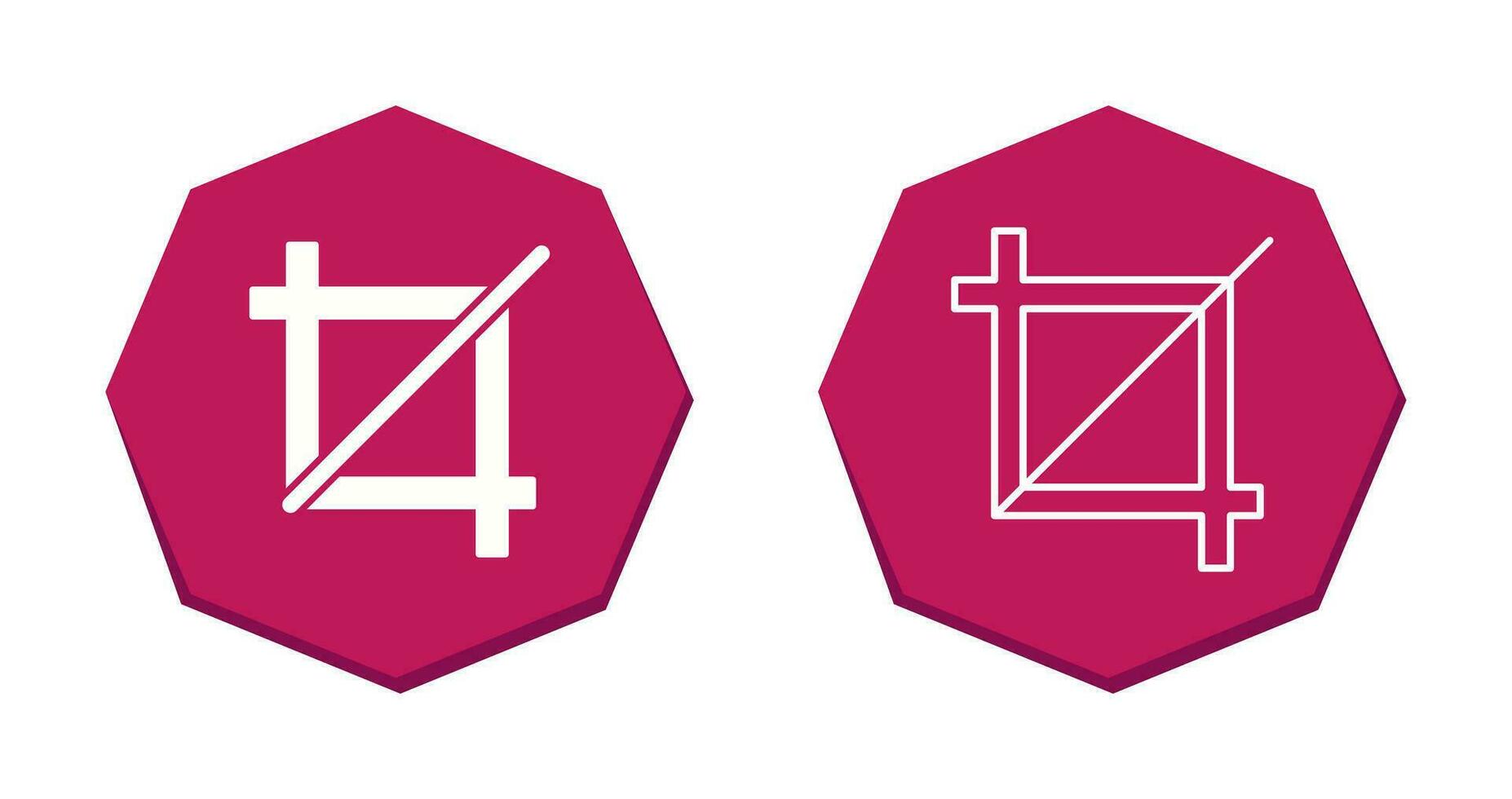 Unique Crop Vector Icon
