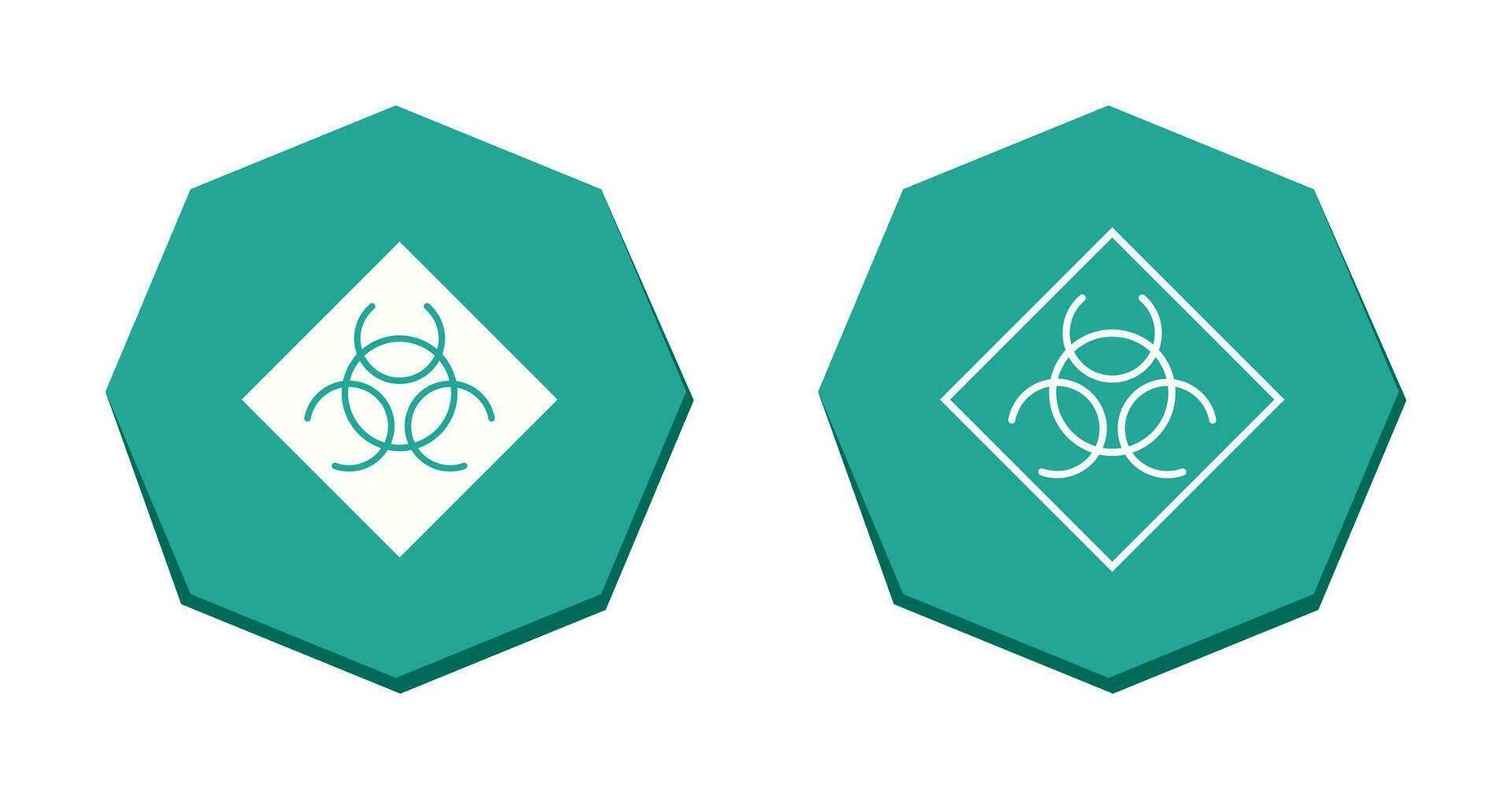 Biological Hazard Vector Icon