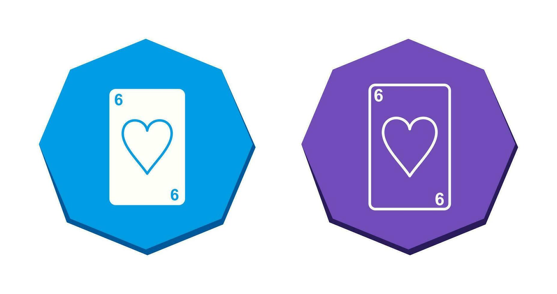 Hearts Card Vector Icon