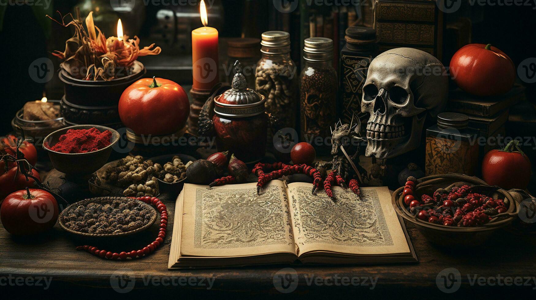 Generative AI, Whispers of Darkness Unveiling Devilish Artifacts photo