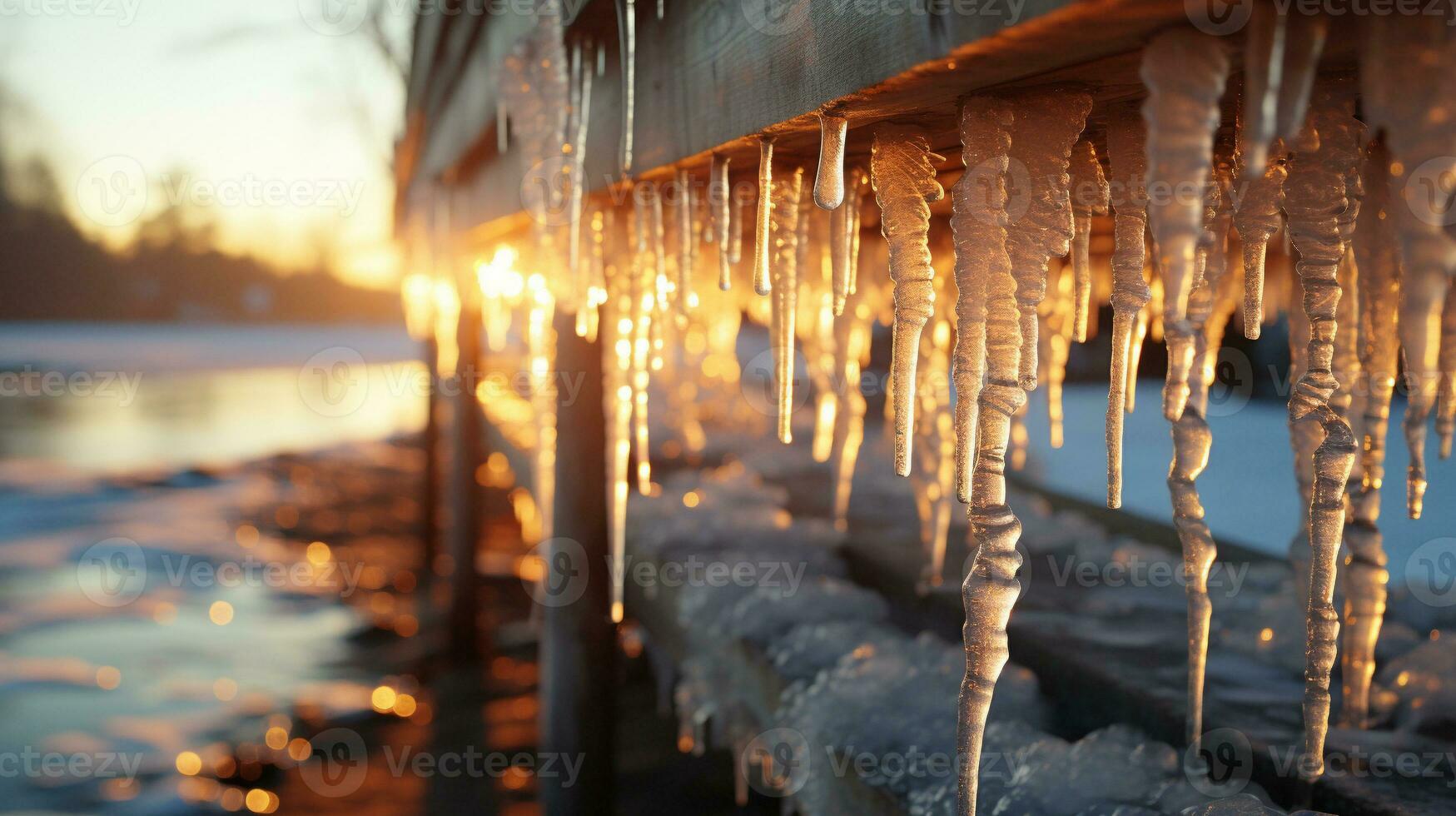 Icicles Nature's Frozen Masterpieces photo