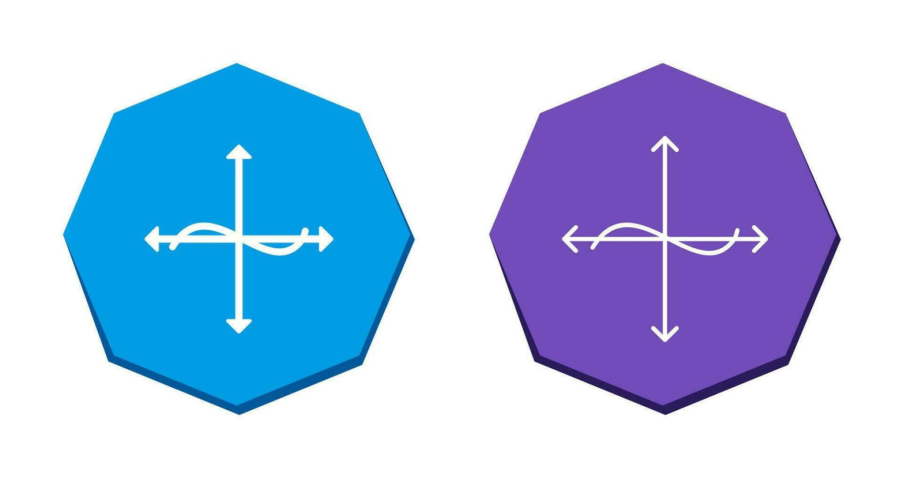 Unique Graph Vector Icon