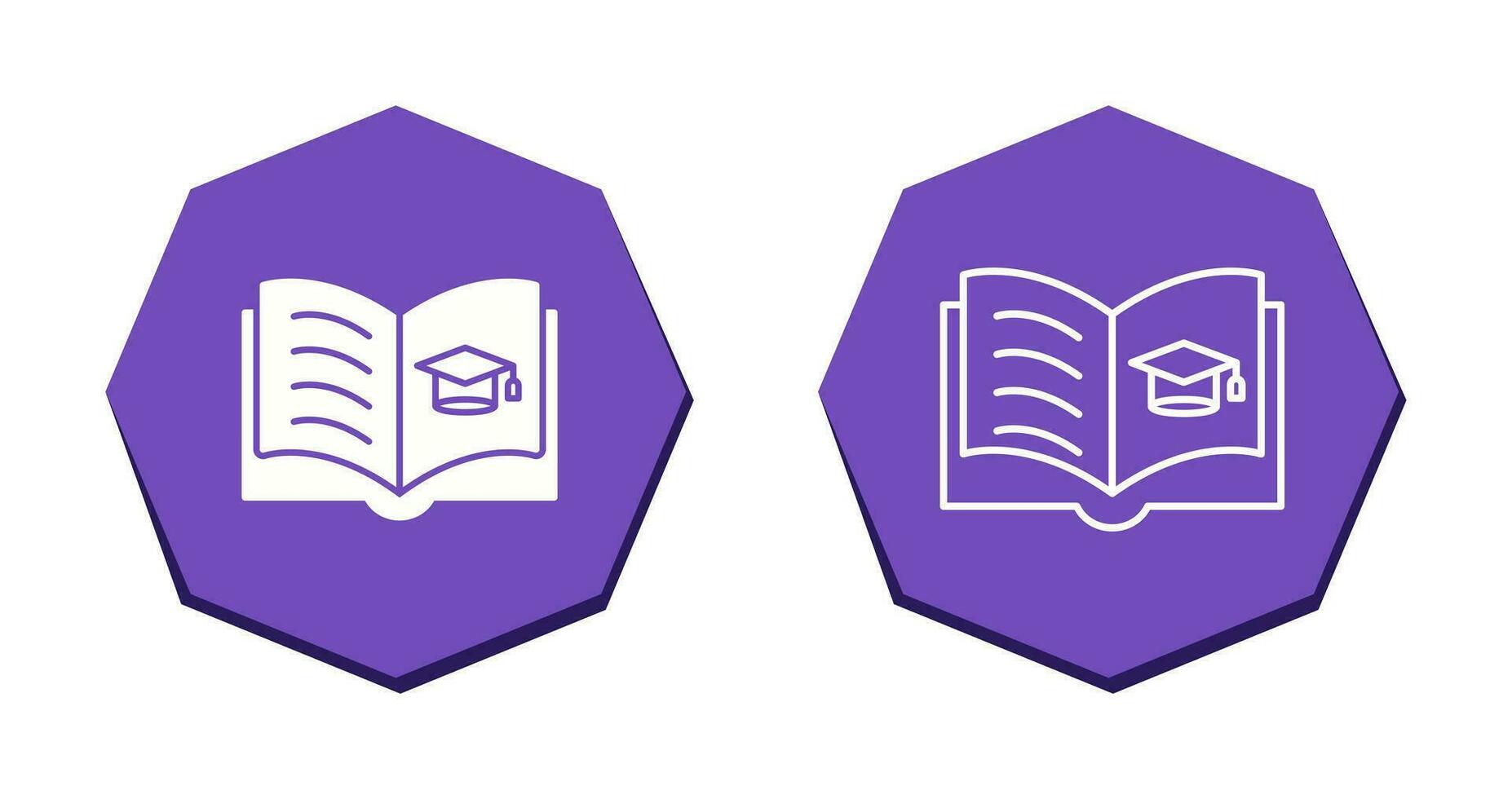 Open Book Vector Icon