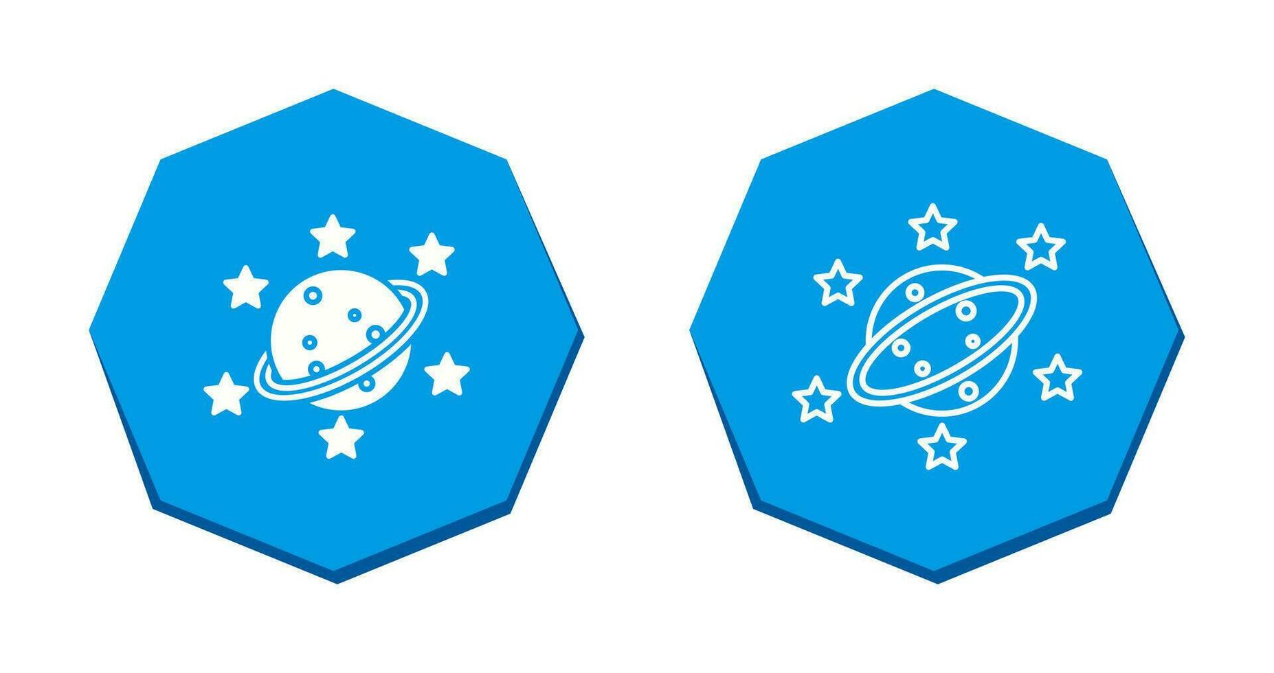 Saturn Vector Icon