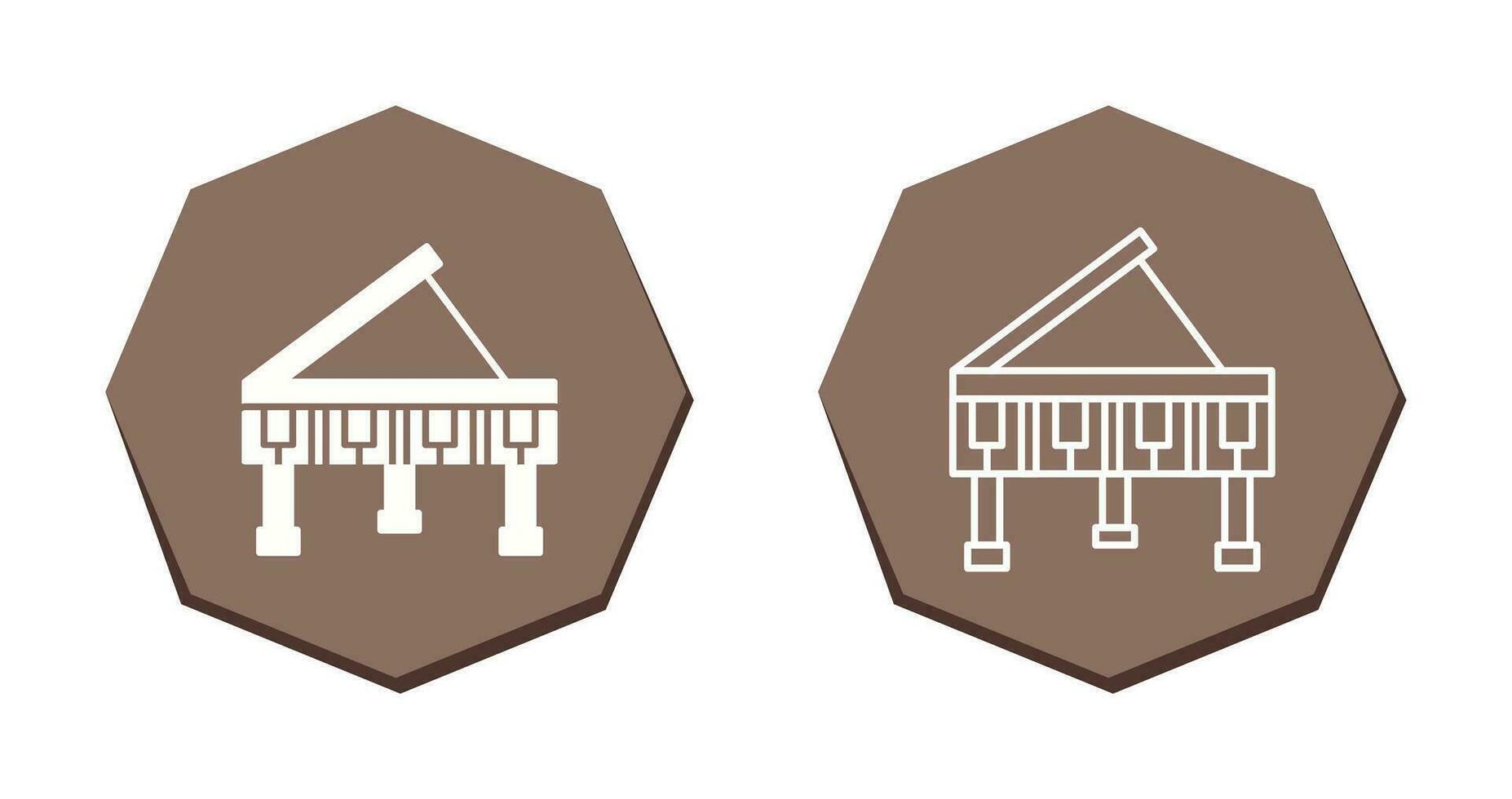 Grand Piano Vector Icon
