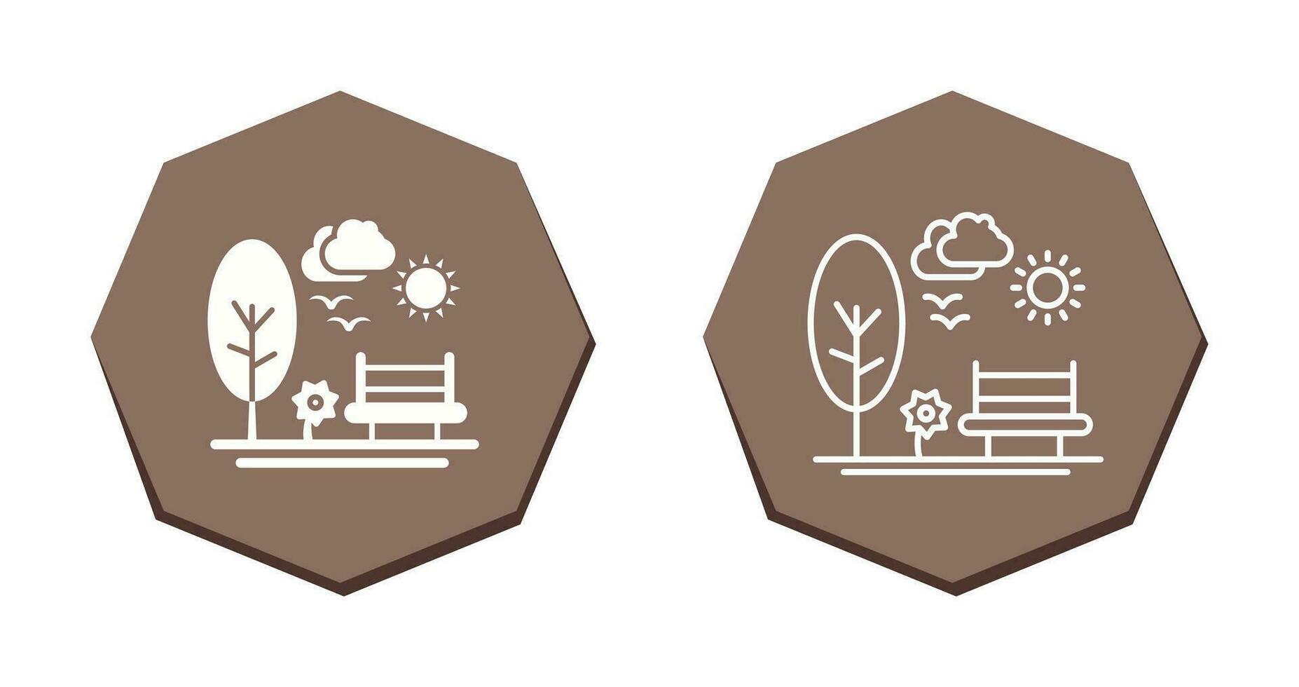 Park Vector Icon