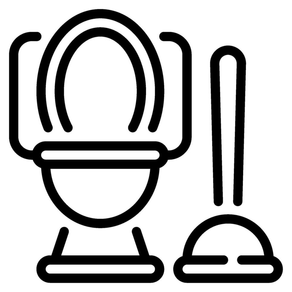 Toilet Cleaning icon vector