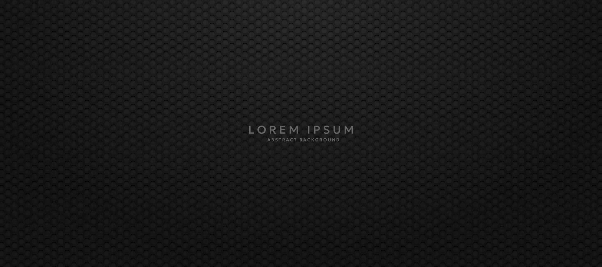 Dark background with hexagons. modern abstract background vector