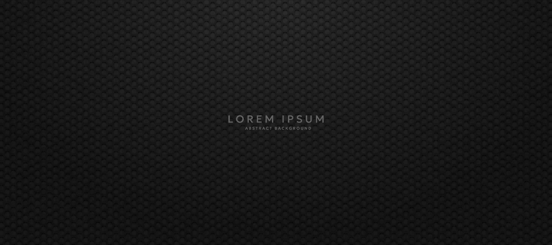 Dark background with hexagons. modern abstract background vector