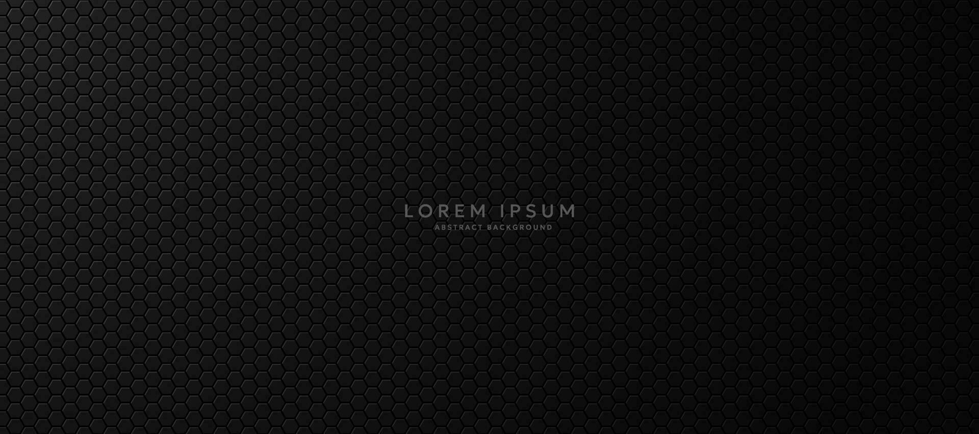 Dark background with hexagons. modern abstract background vector