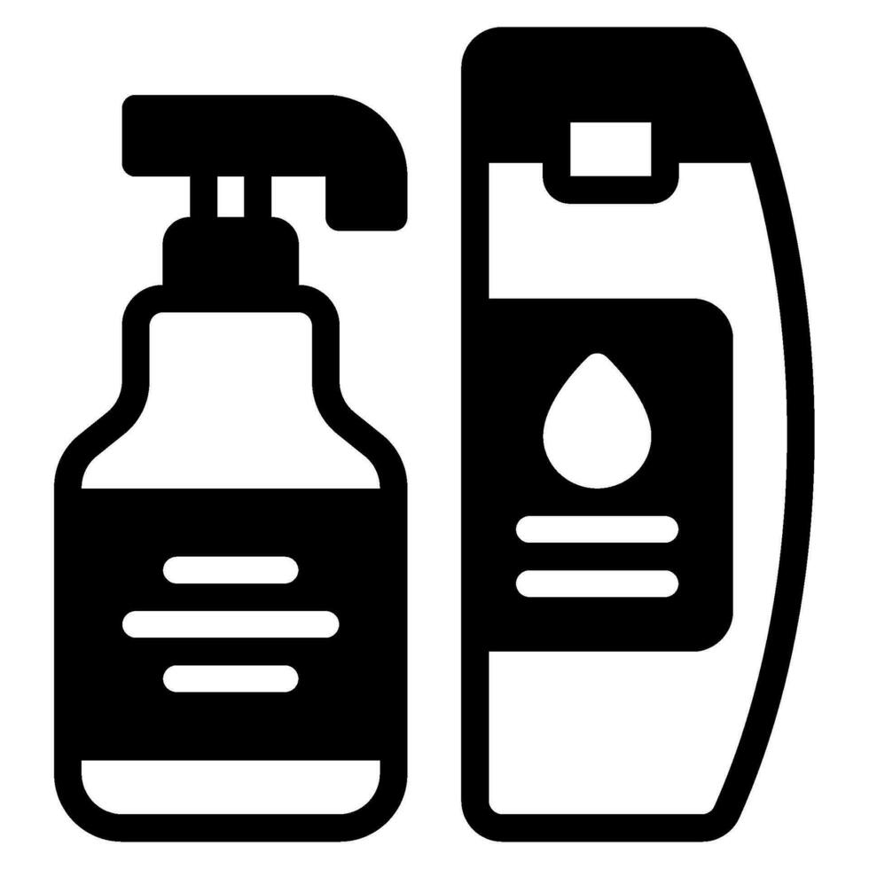 Shampoo and Conditioner icon vector