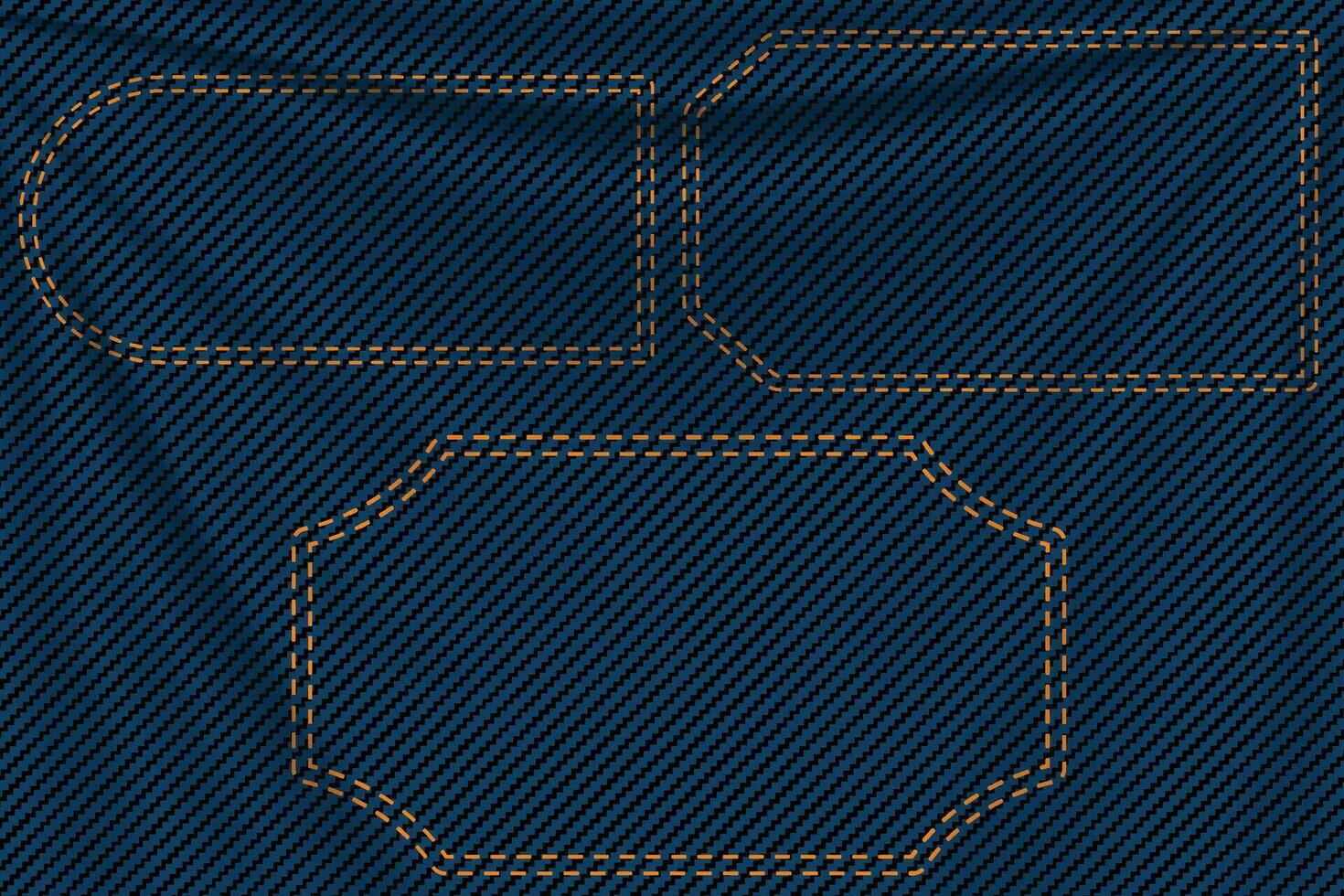 blue denim background labels vector