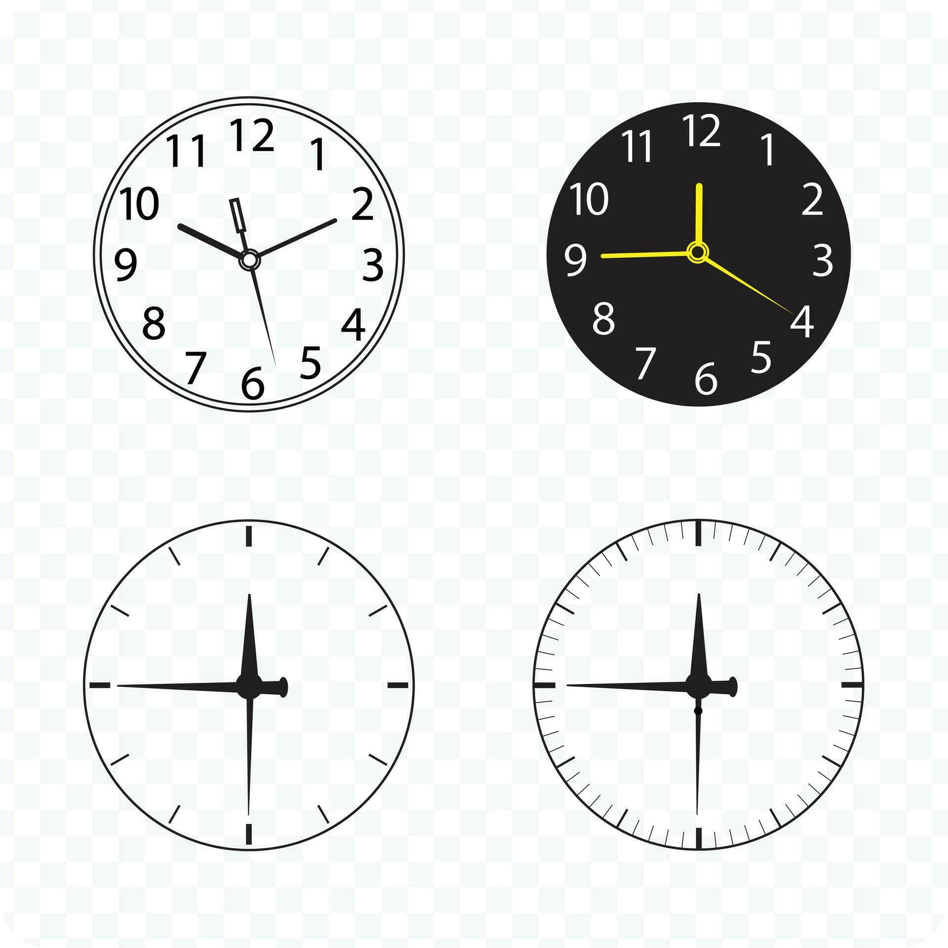 Best clock vector line art 29277961 Vector Art at Vecteezy