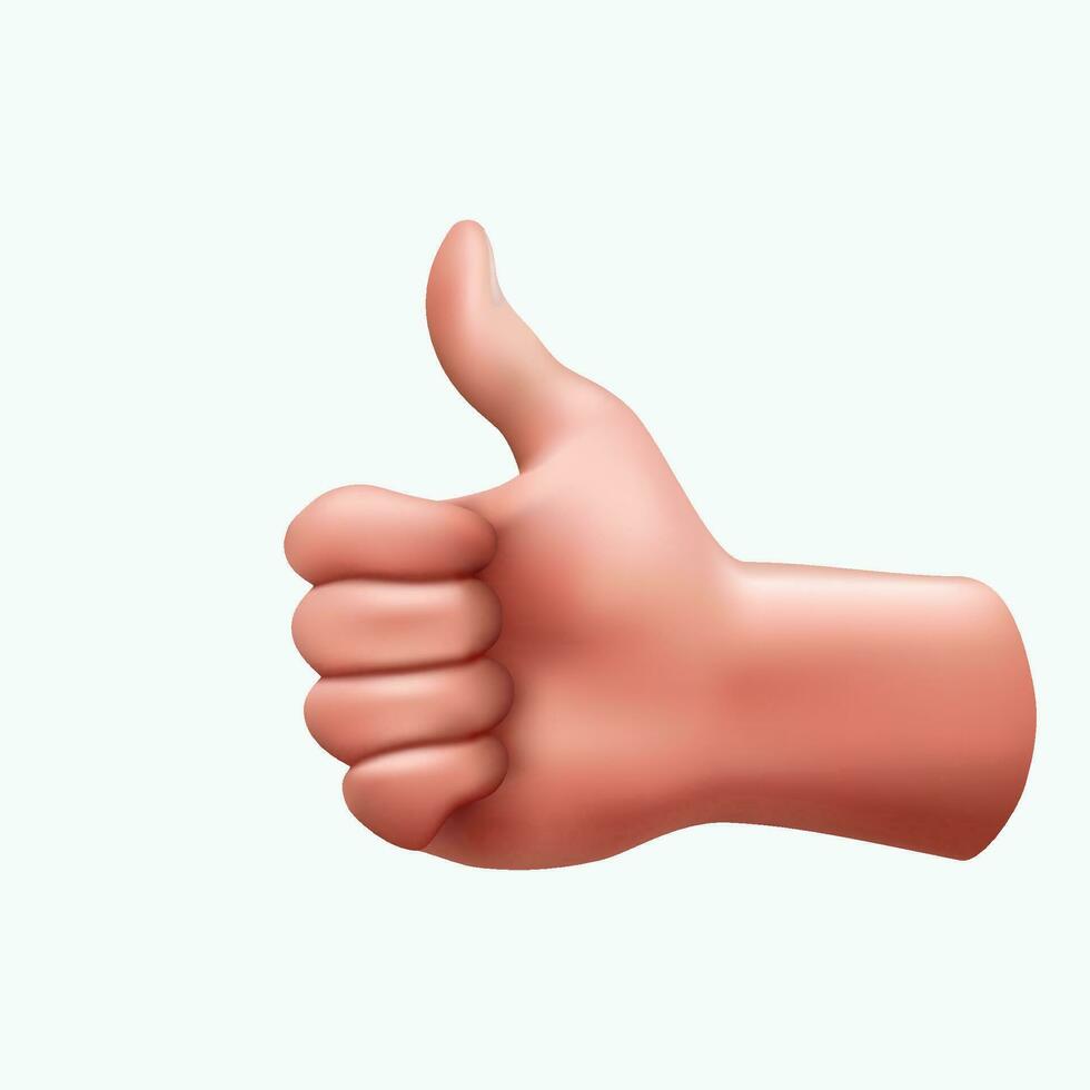 thumbs up 01 vector