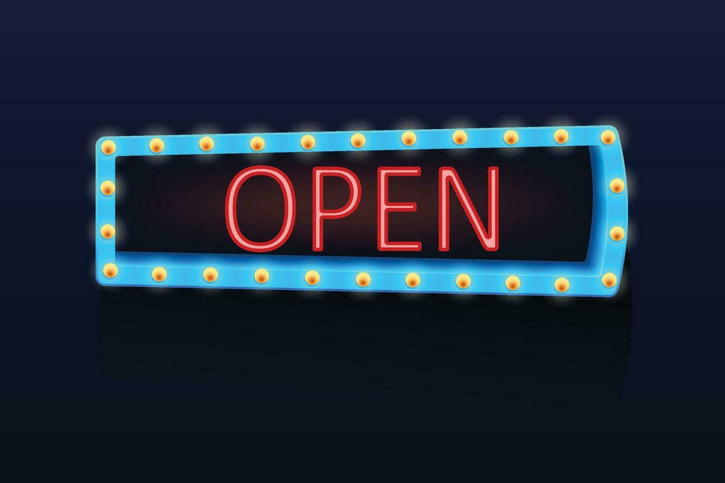 light sign on dark 02 vector
