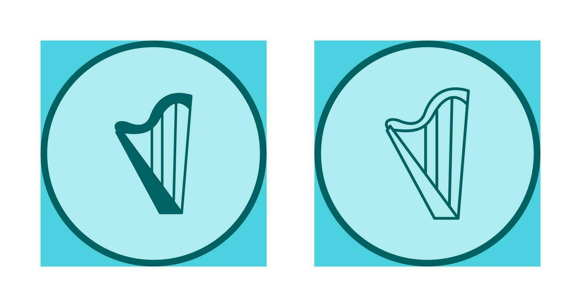 Harp Vector Icon