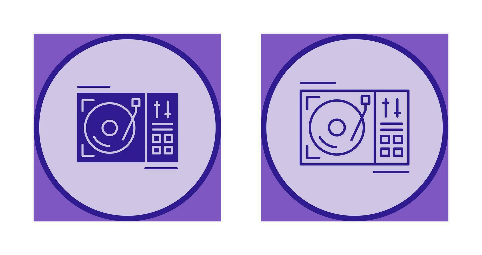Turntable Vector Icon