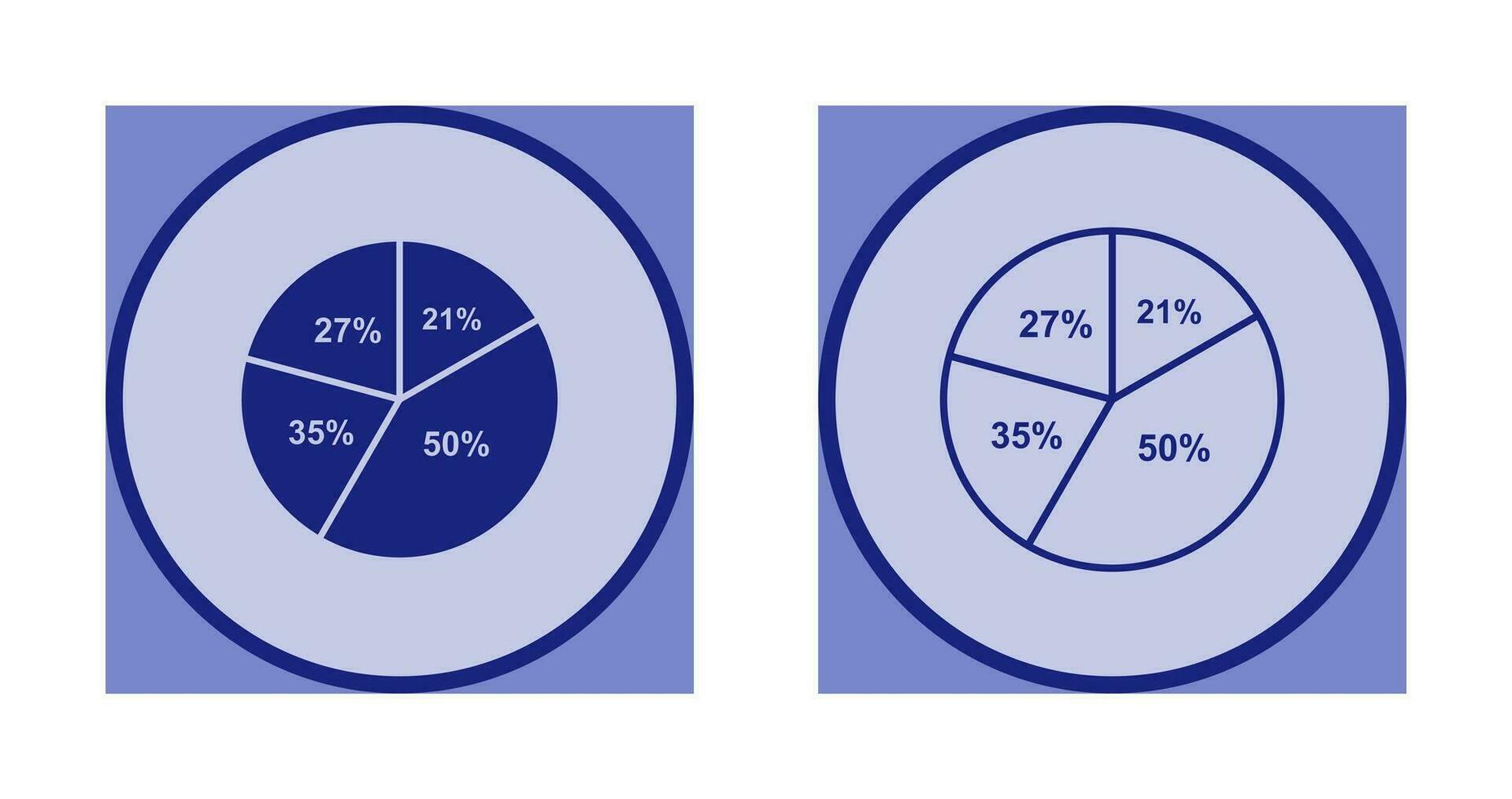 Pie Chart Vector Icon