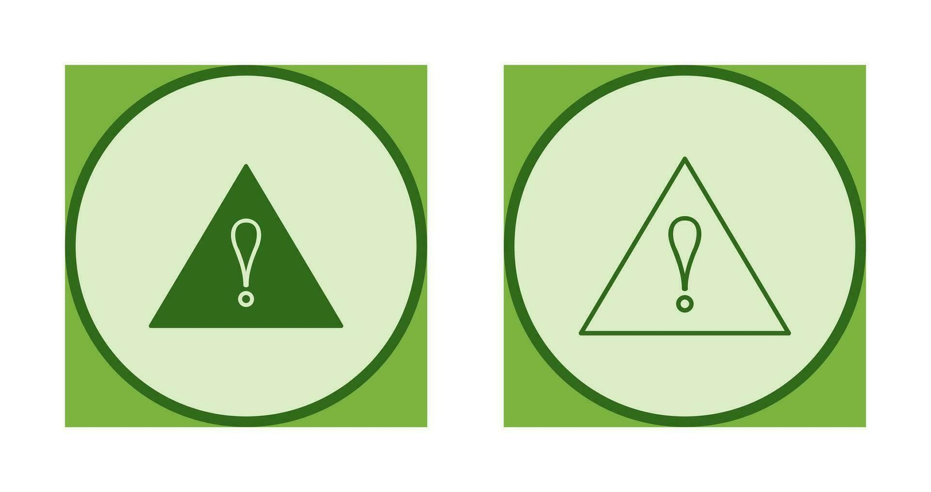 Unique Alert Vector Icon