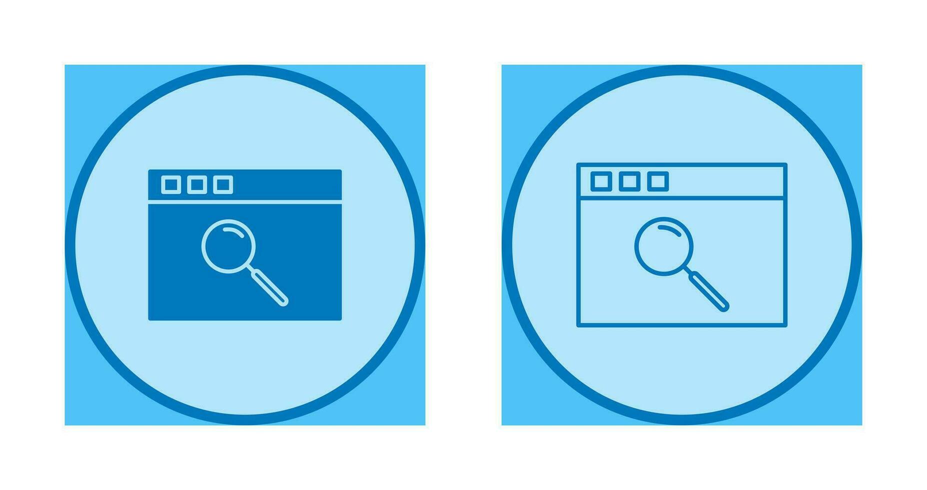 Unique Browser Vector Icon