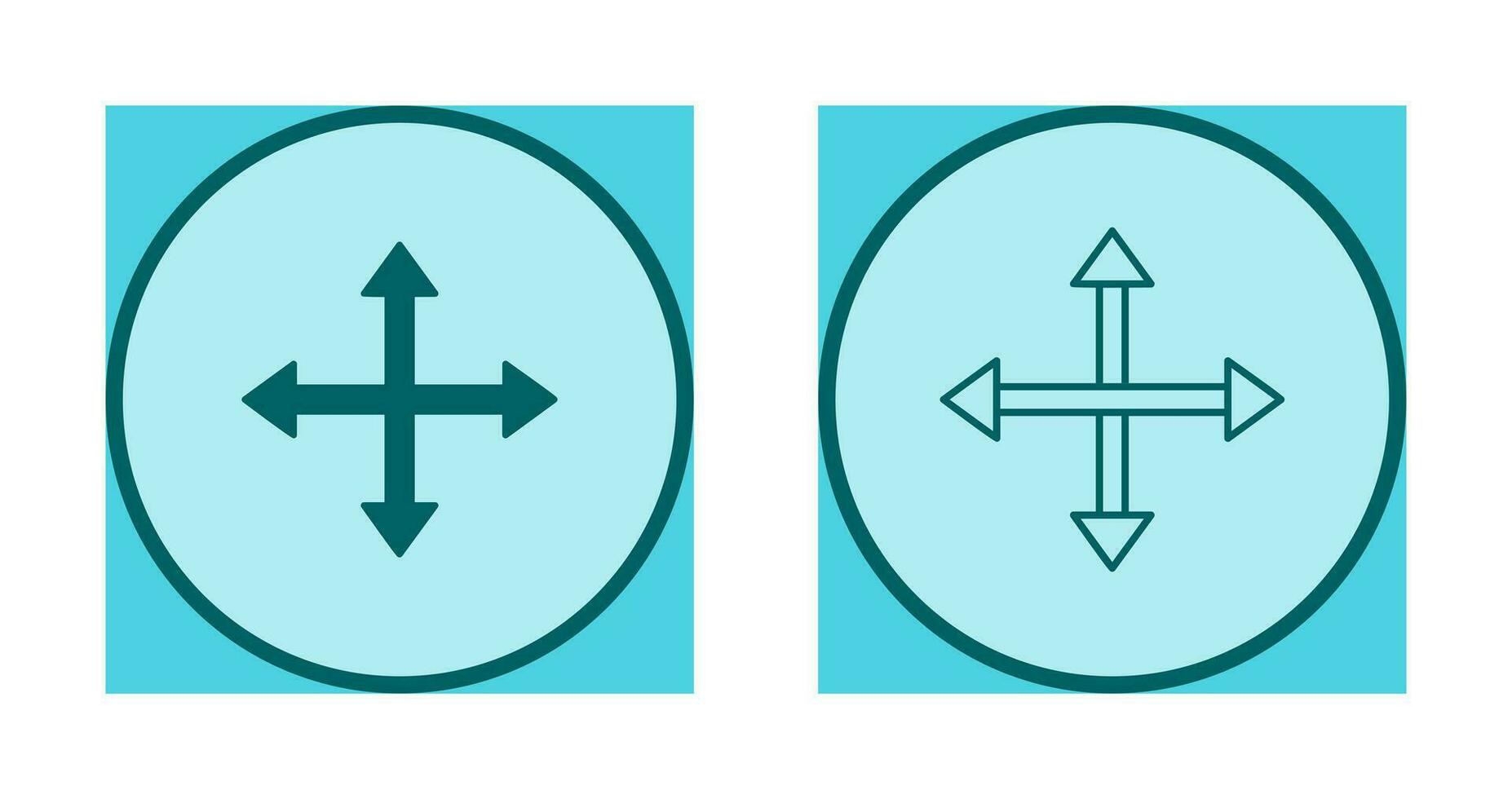 Unique Move Vector Icon