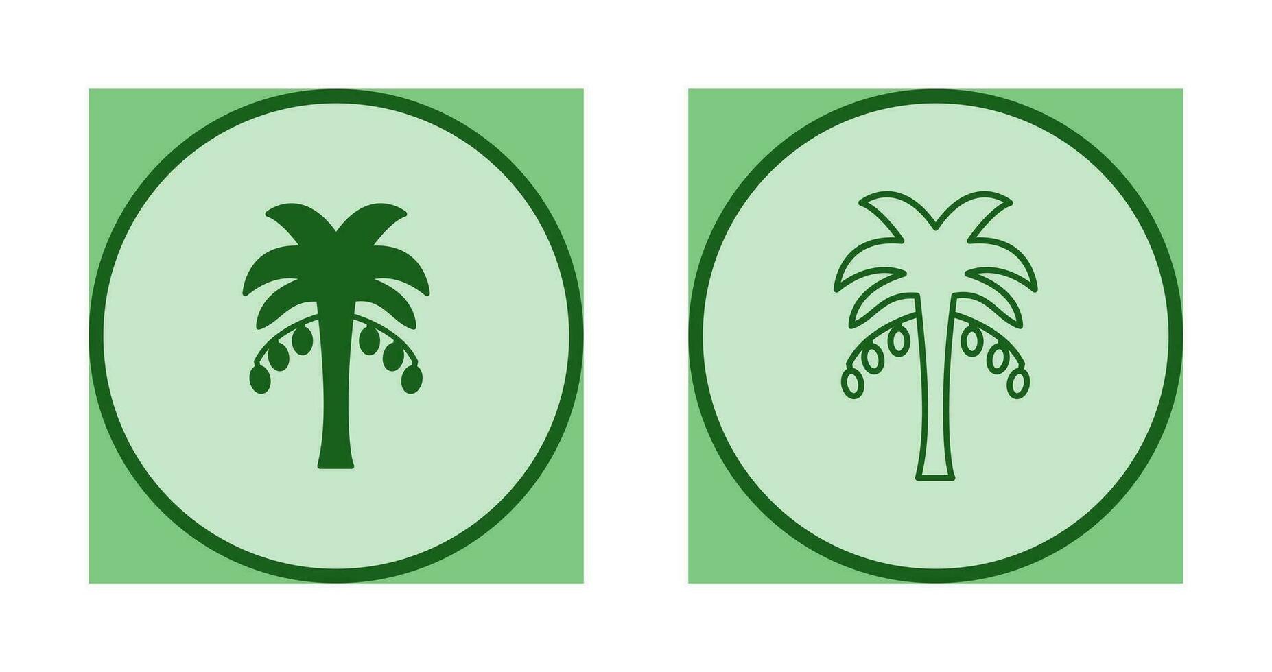 Coconut trees Vector Icon
