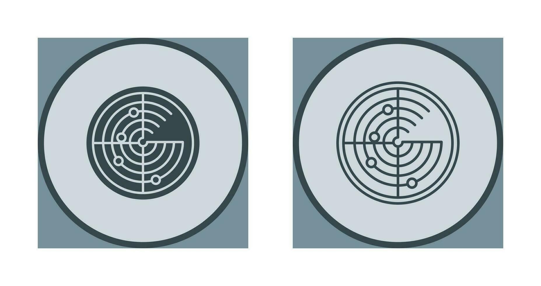 Radar Vector Icon