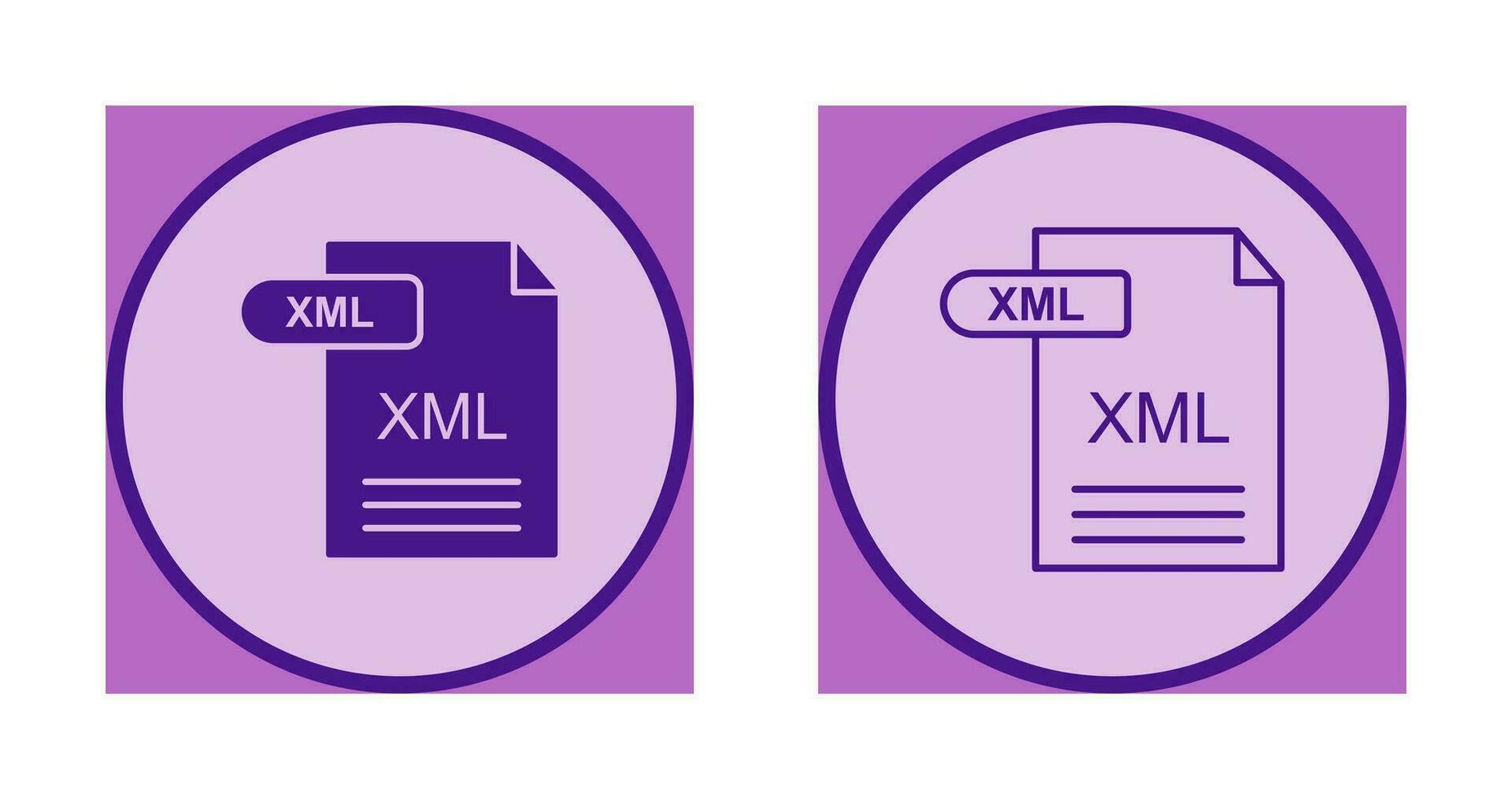 XML Vector Icon