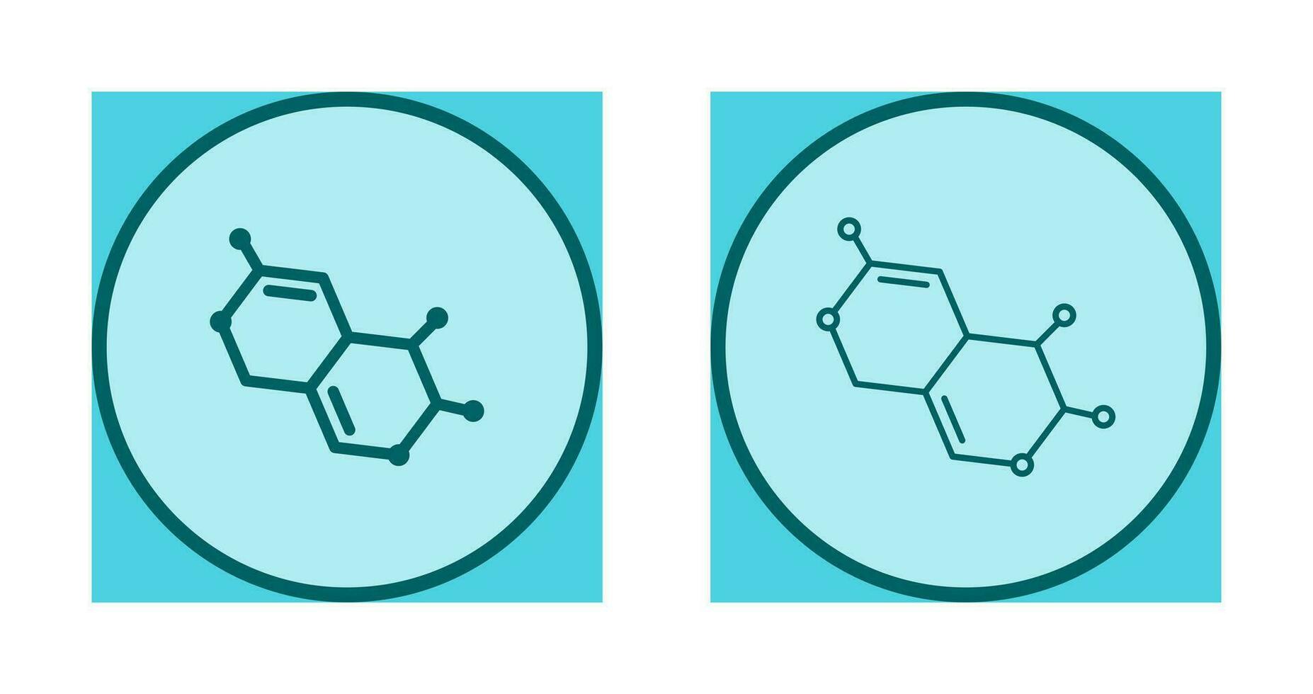 icono de vector de molécula