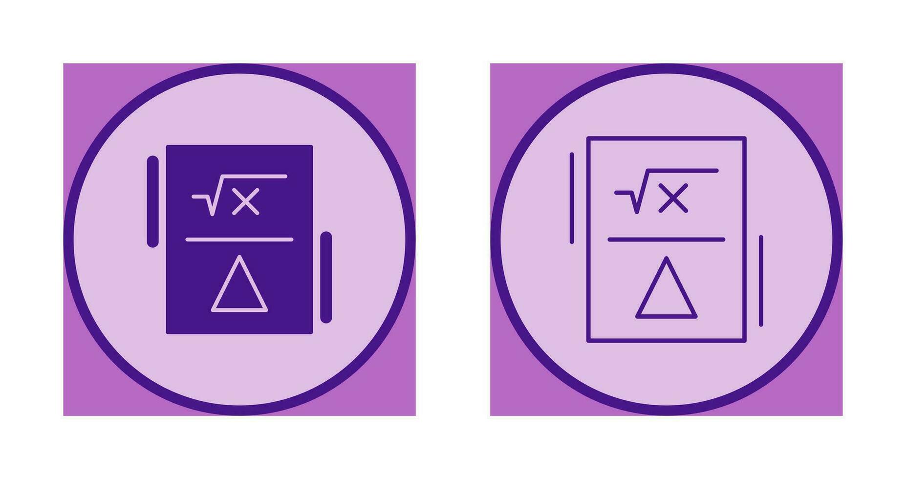 Formula Vector Icon