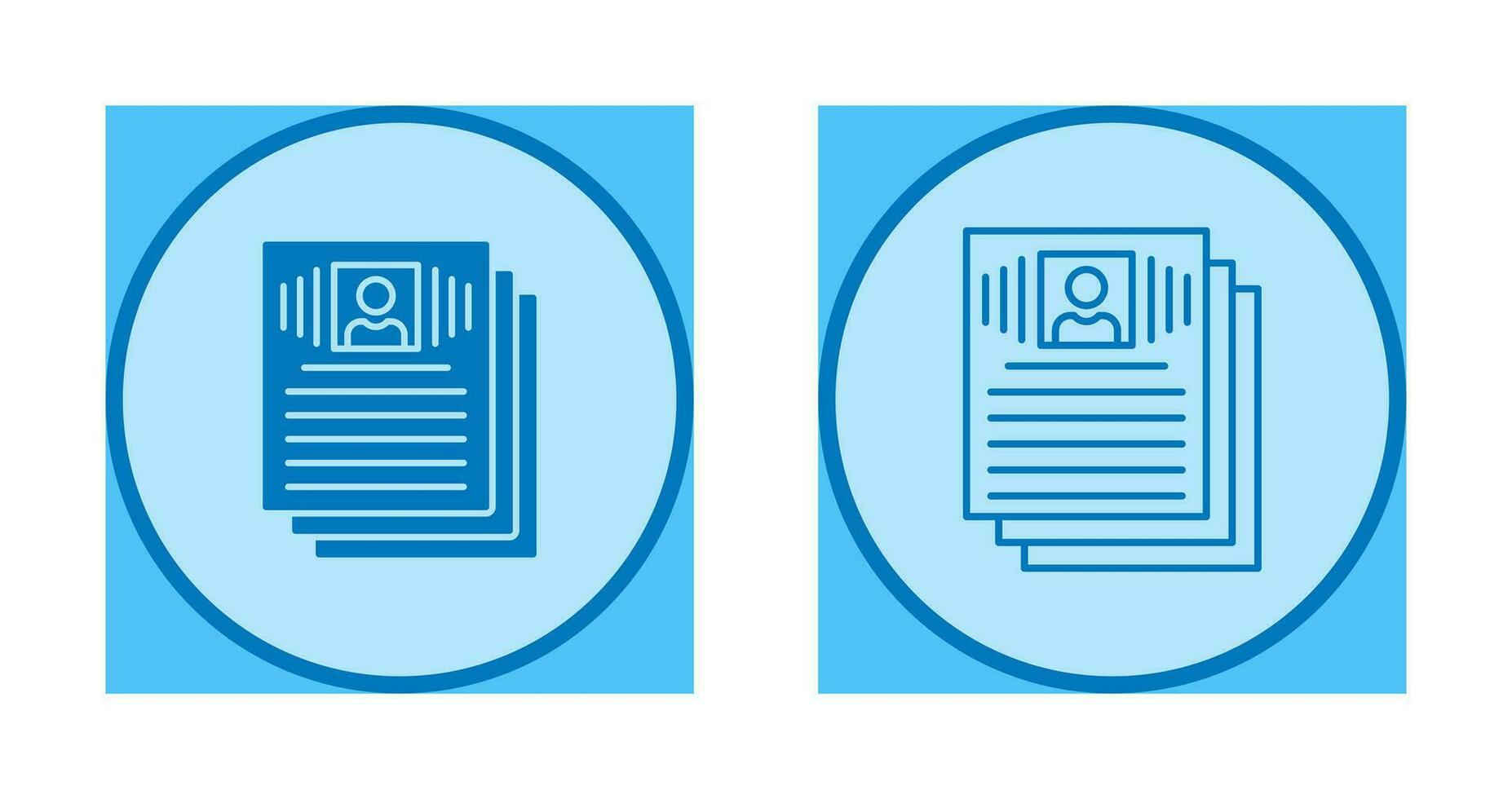 Resume Vector Icon