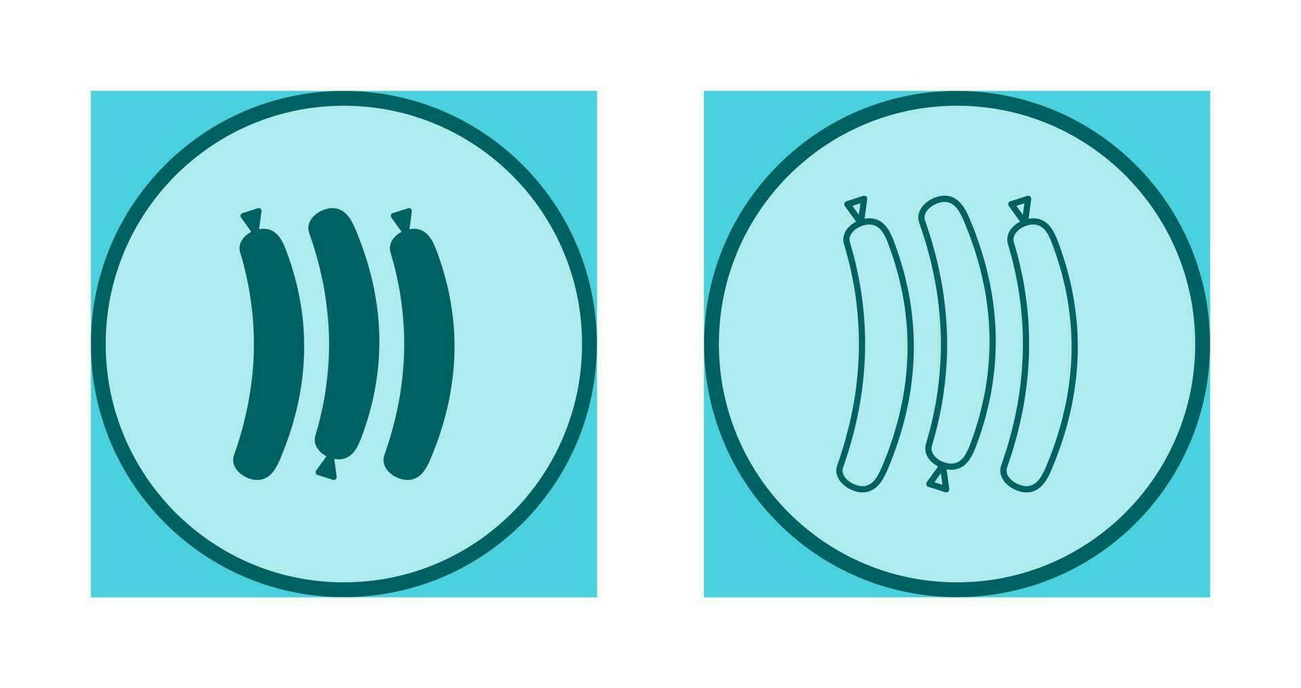 Hot Sausage Vector Icon