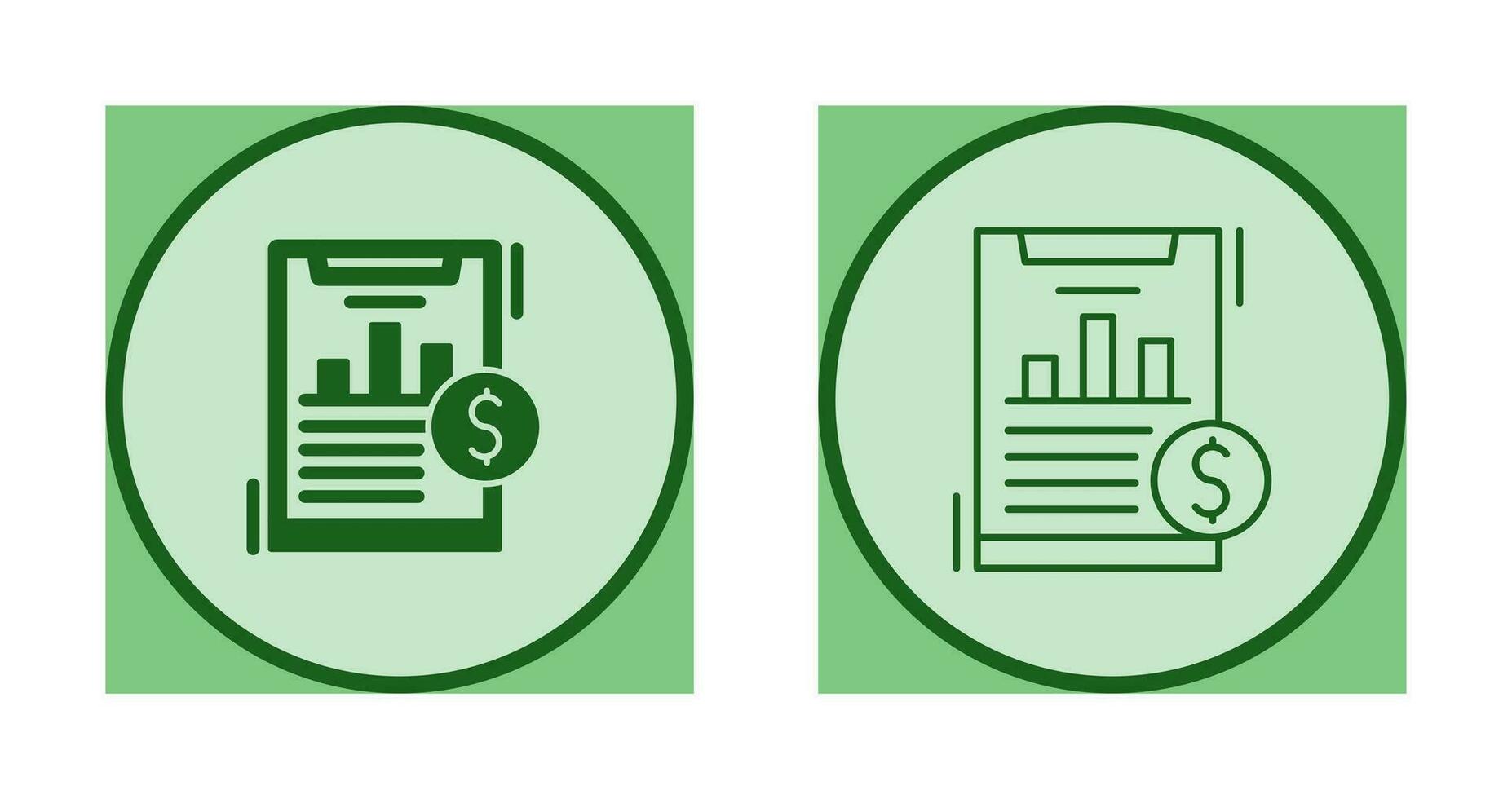 Financial Analytics Vector Icon