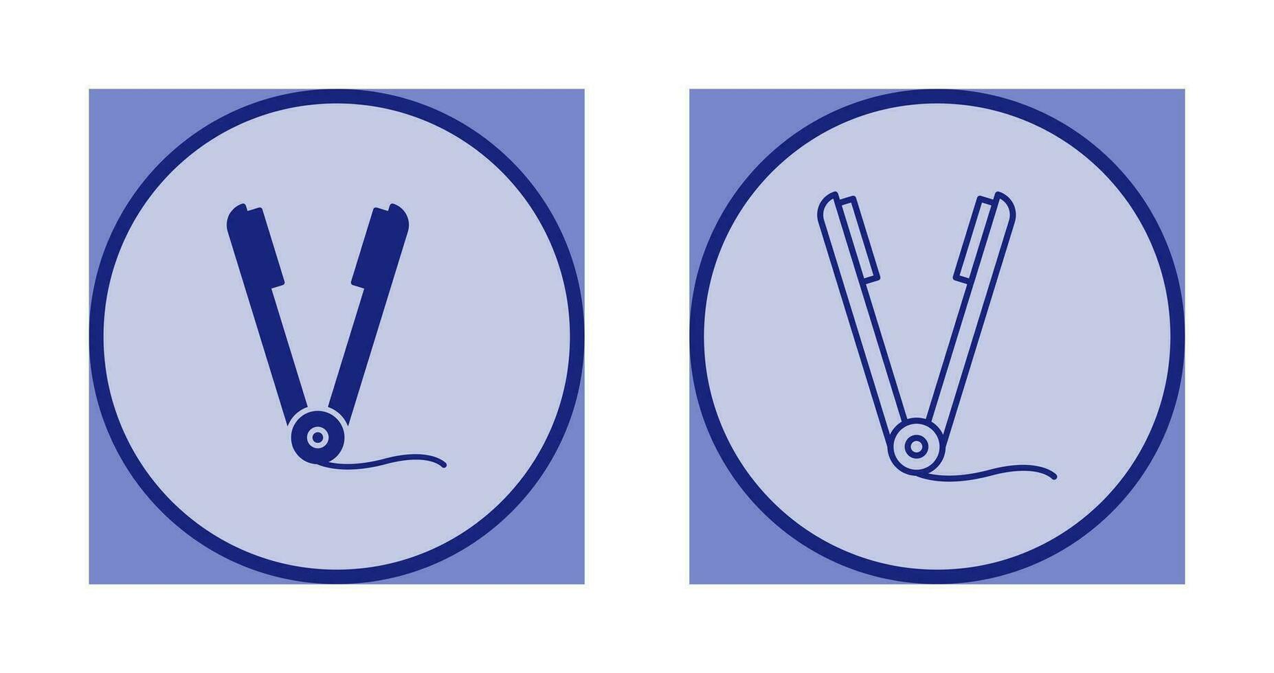 Straightener Vector Icon