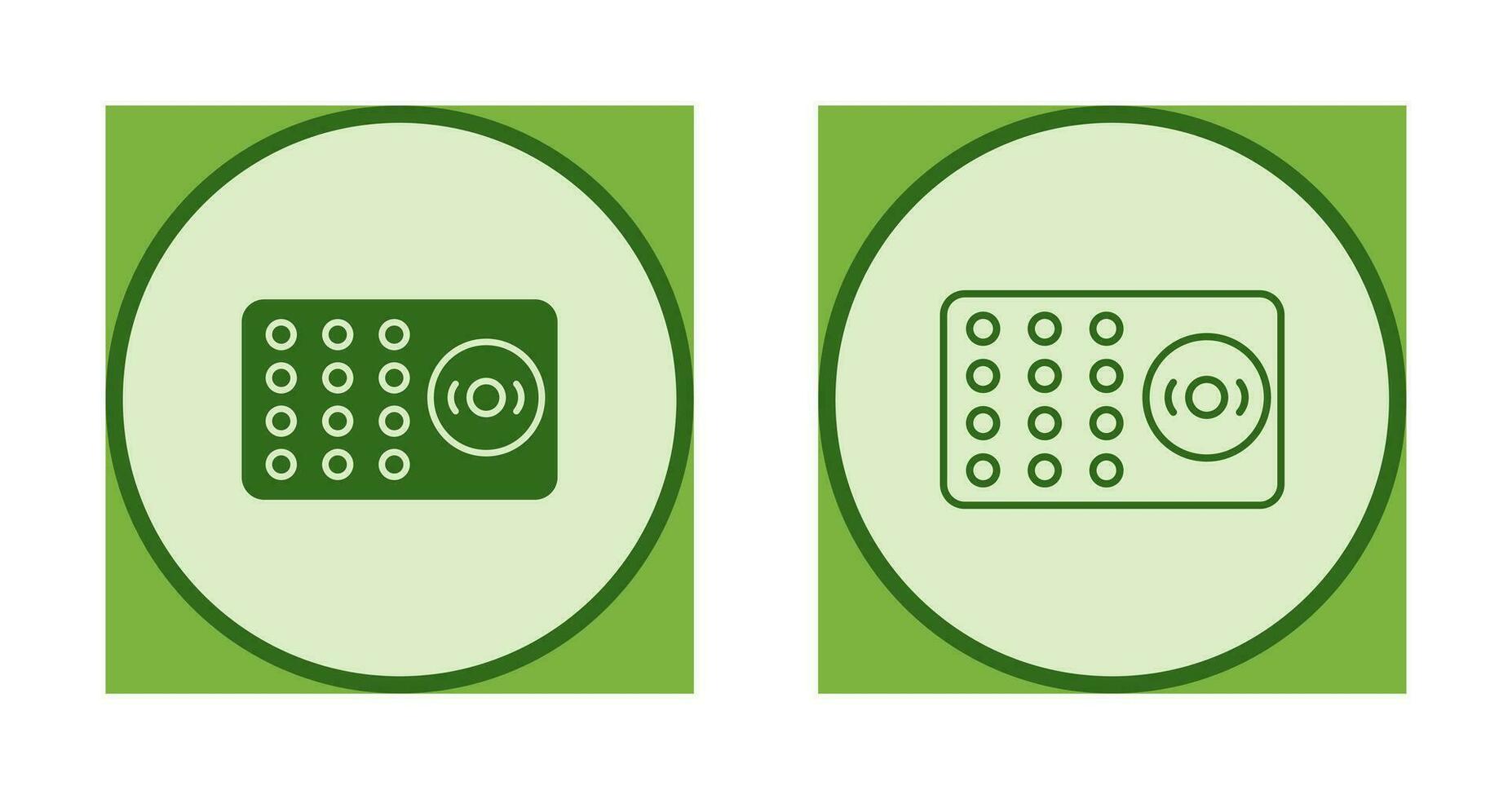 Unique Ring Alarm Vector Icon
