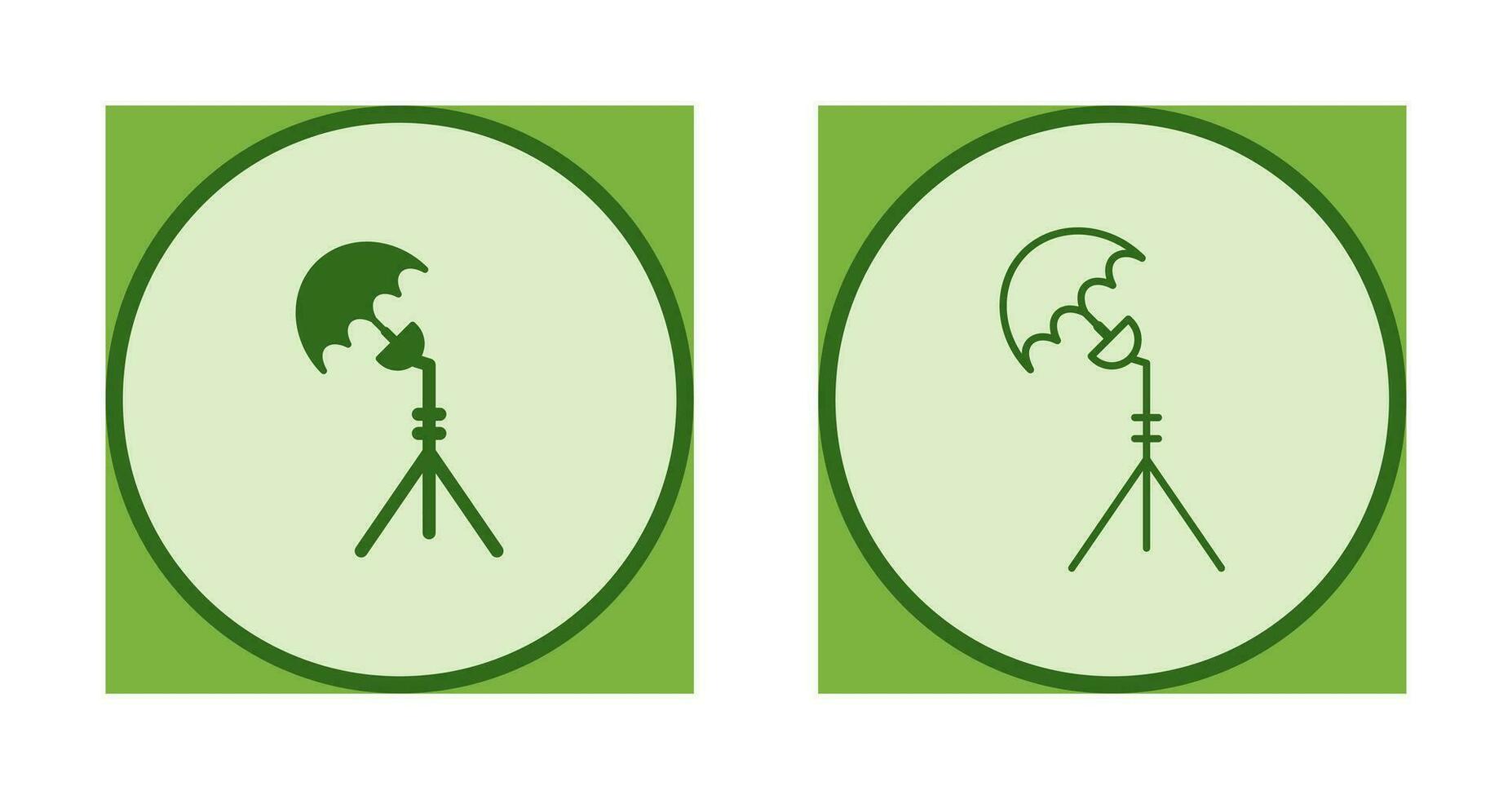 Unique Light Stand Vector Icon