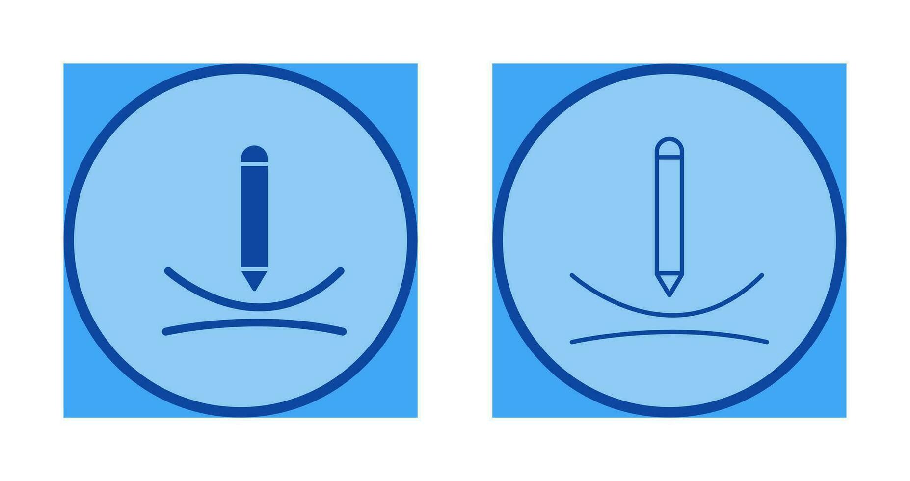 Draw Curve Vector Icon