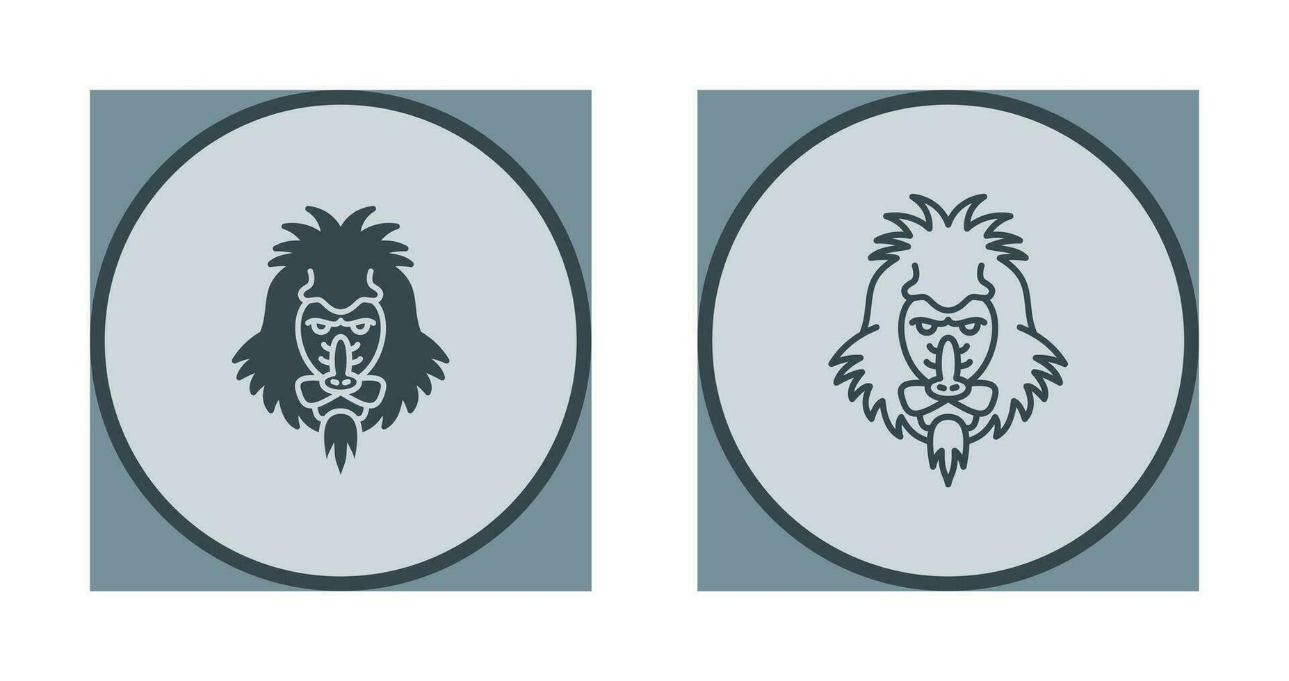 icono de vector de mandril