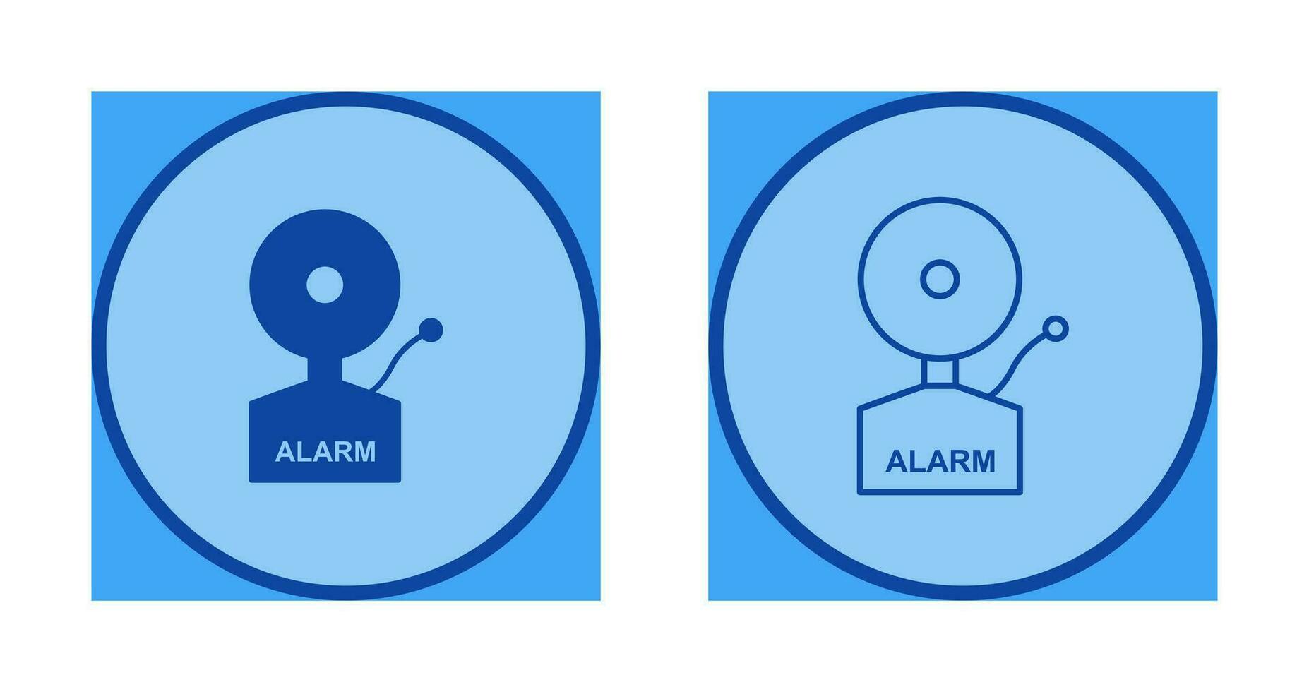 icono de vector de alarmas