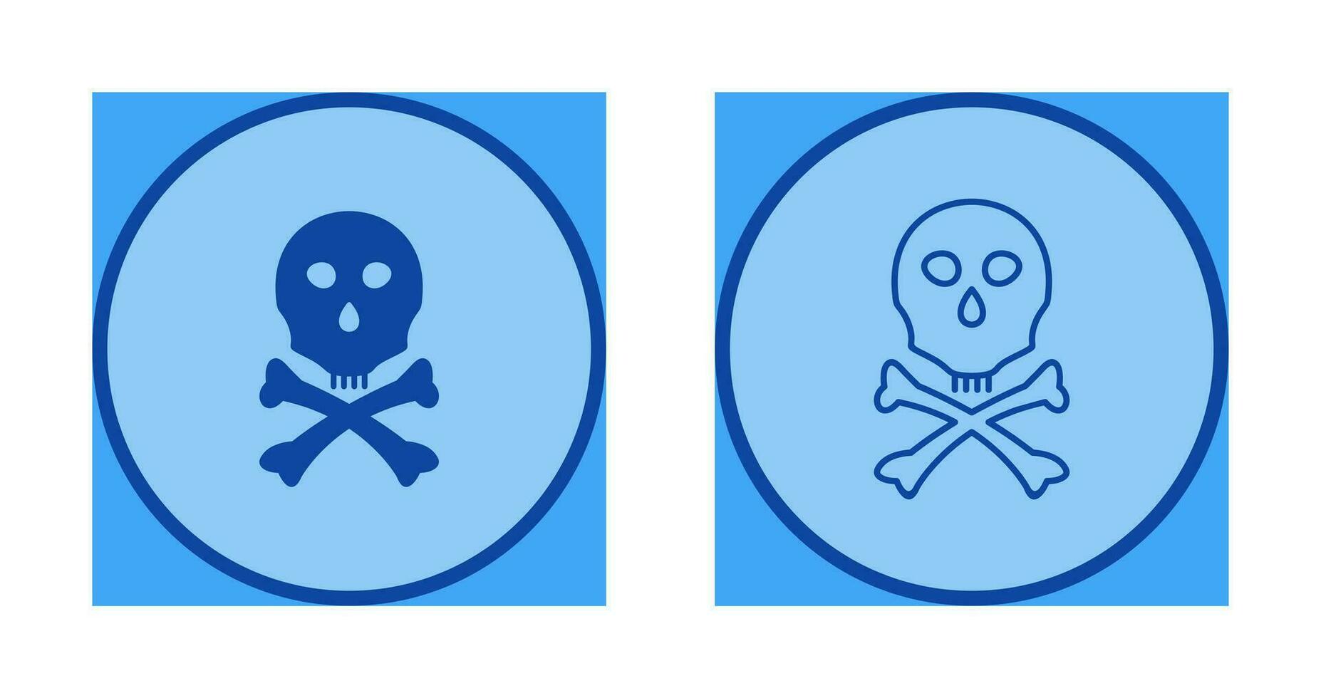 icono de vector de signo de muerte