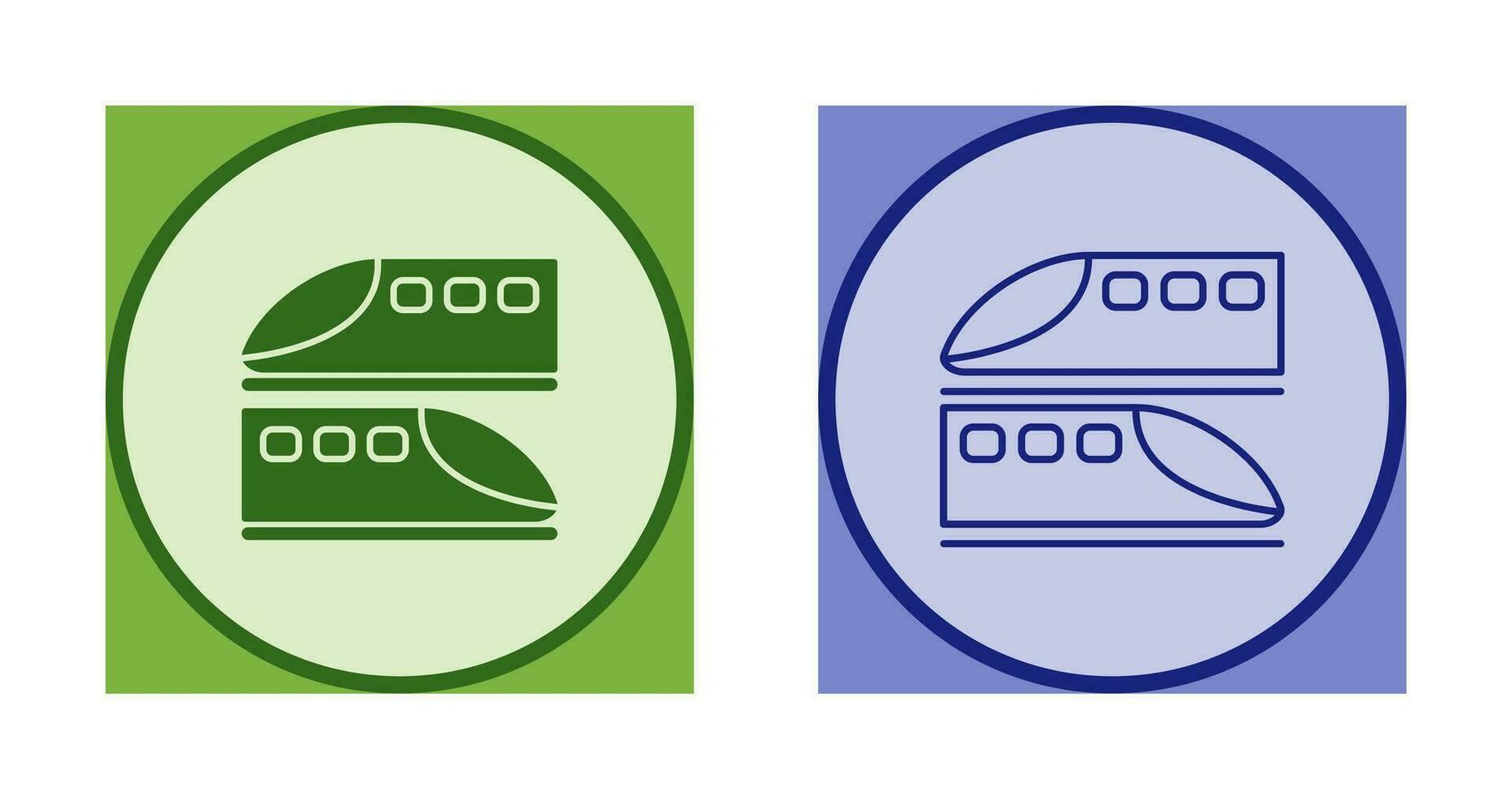 icono de vector de trenes