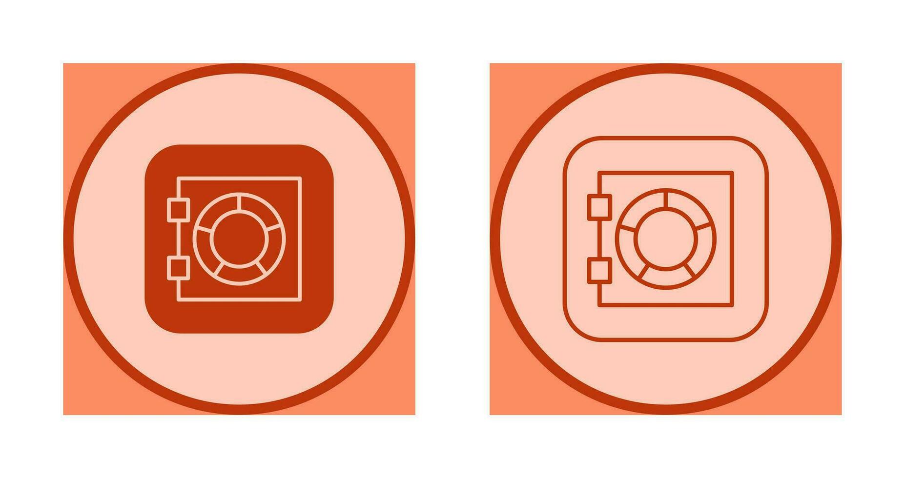 Safe Box Vector Icon