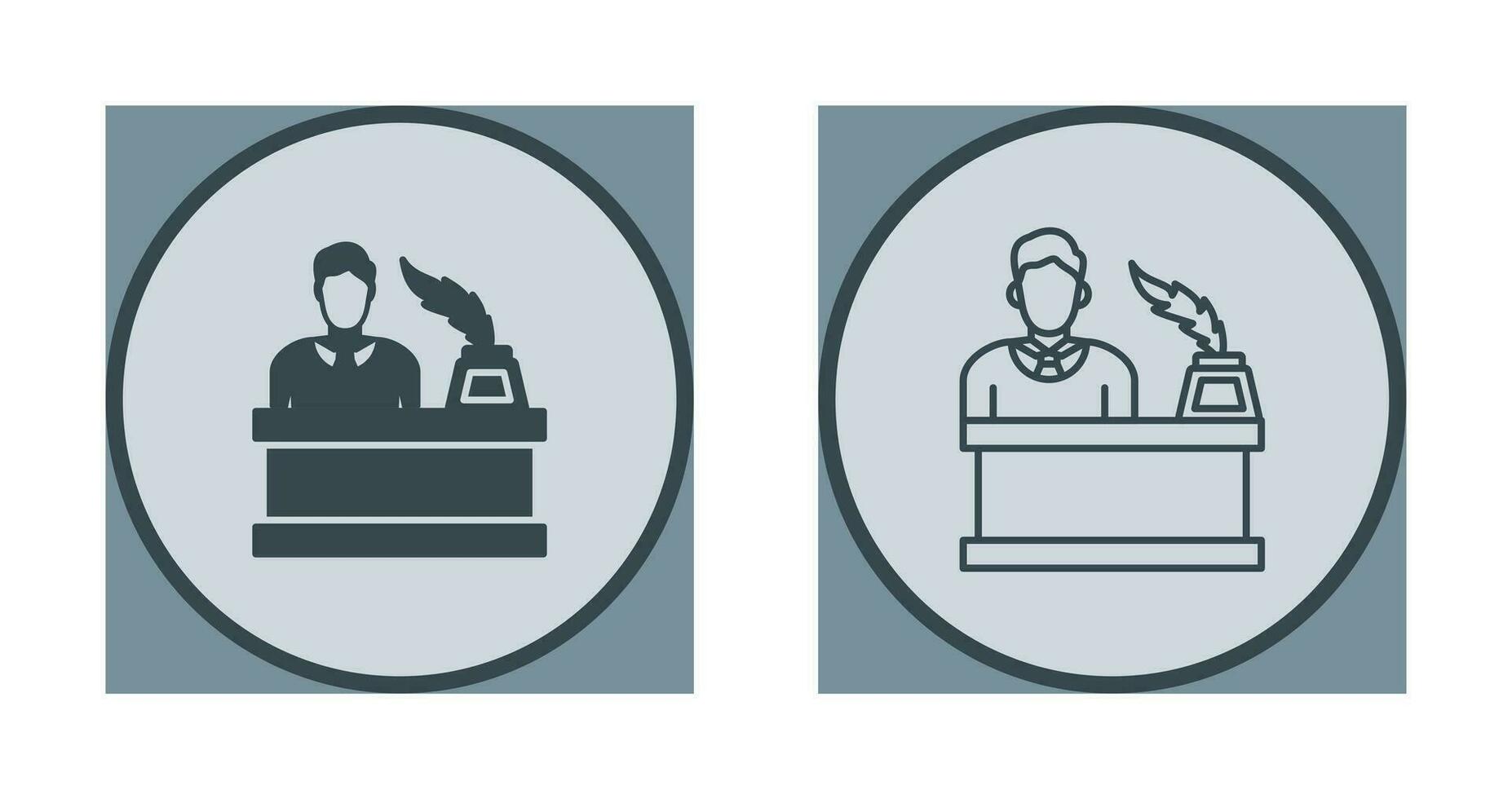 magistrate Vector Icon