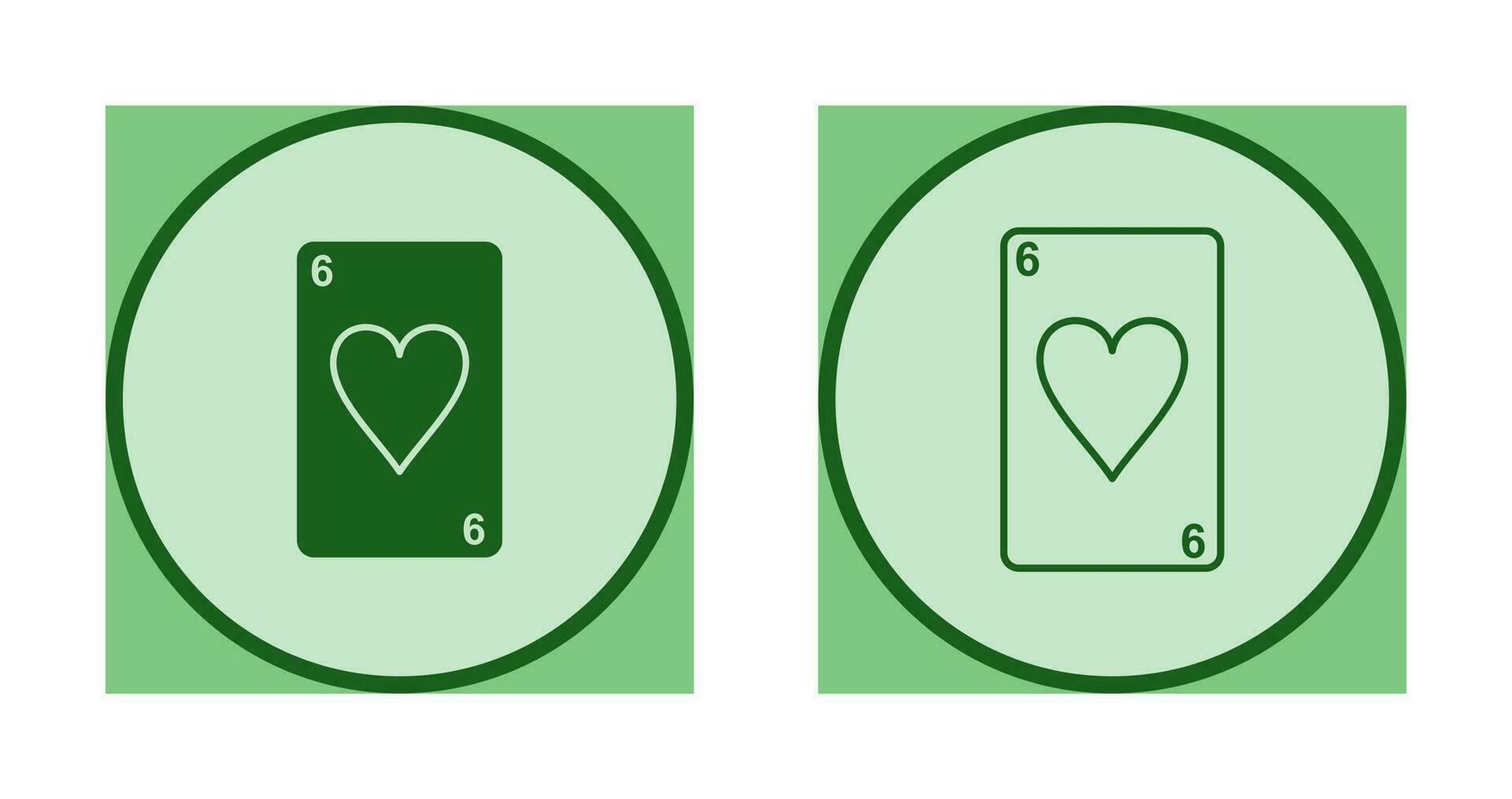 Hearts Card Vector Icon