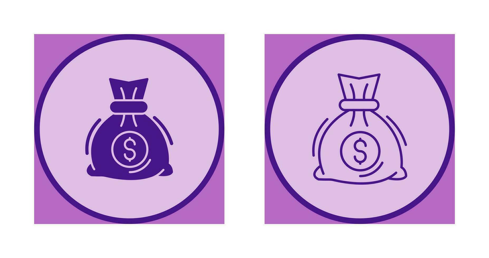 Money Bag Vector Icon