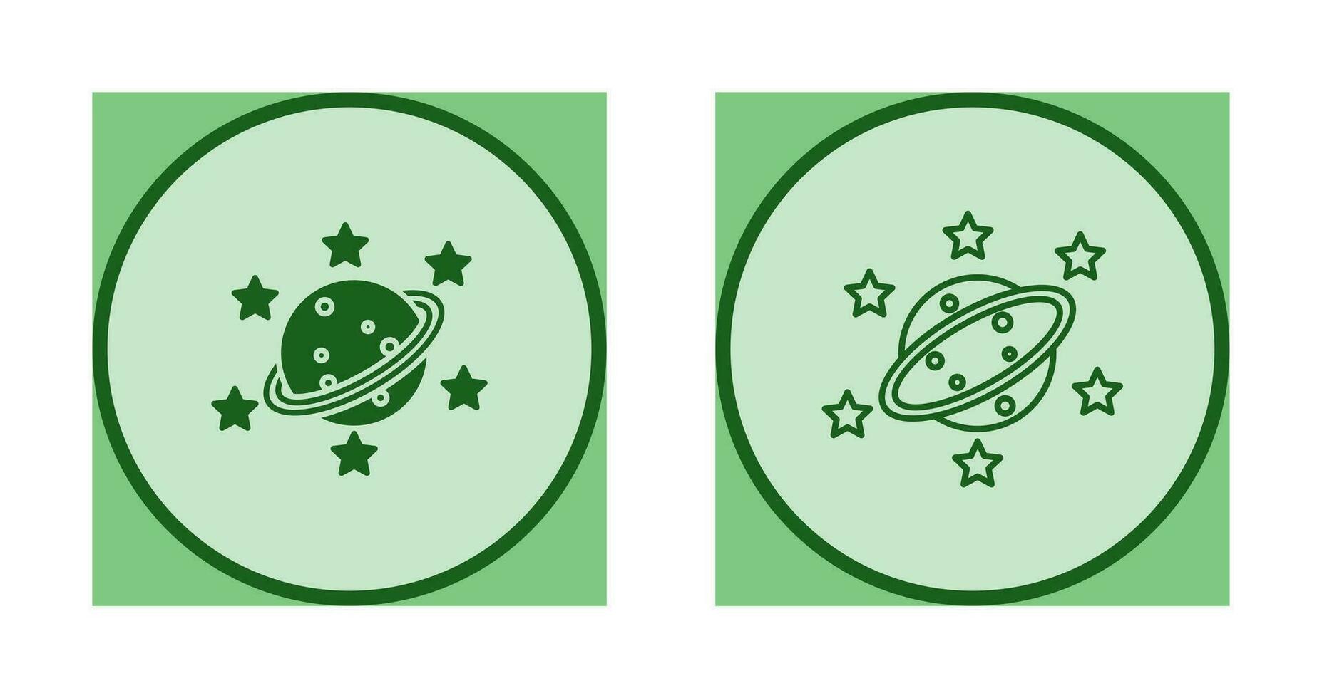 Saturn Vector Icon