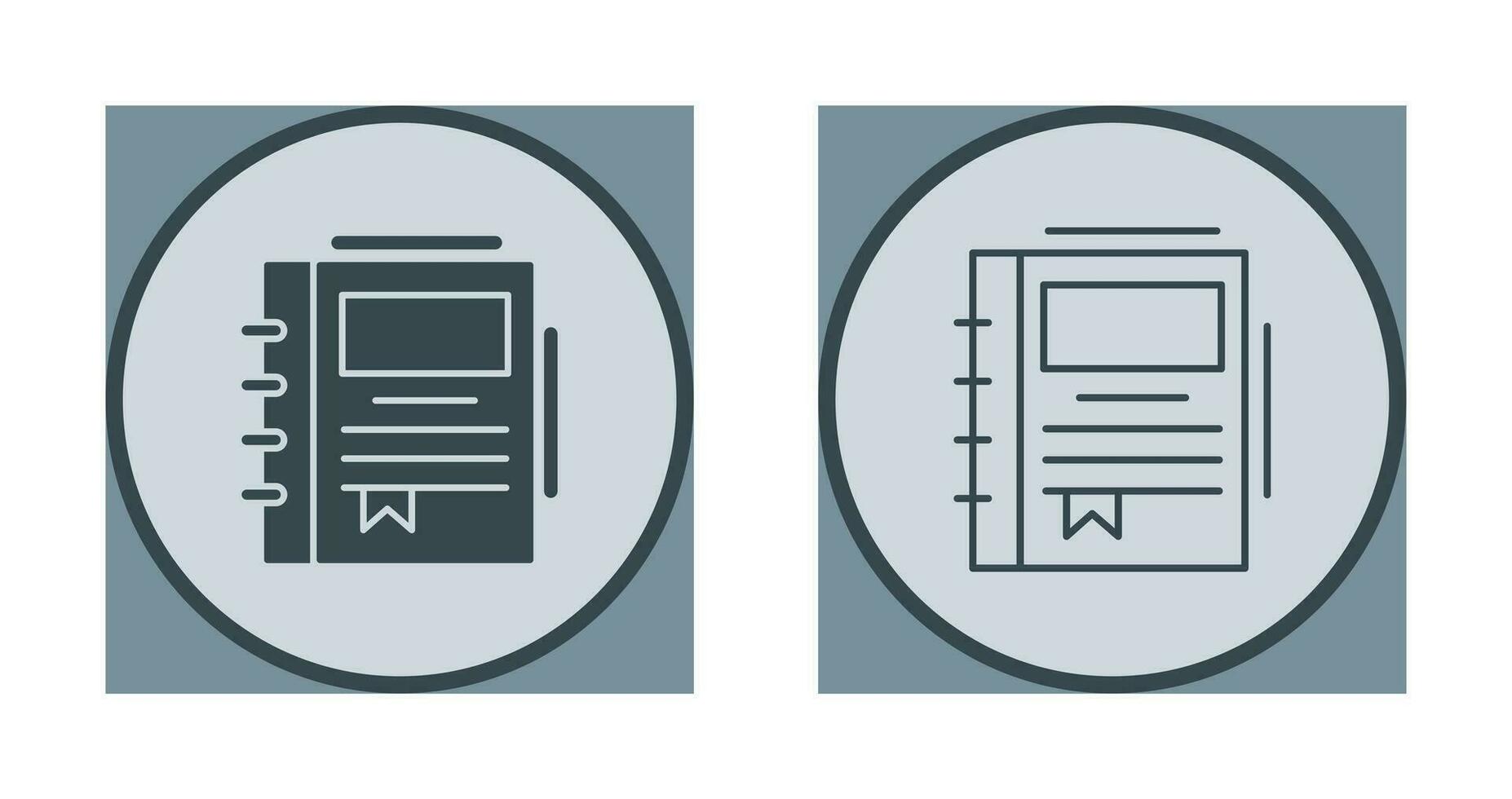 Spring Notebook Vector Icon